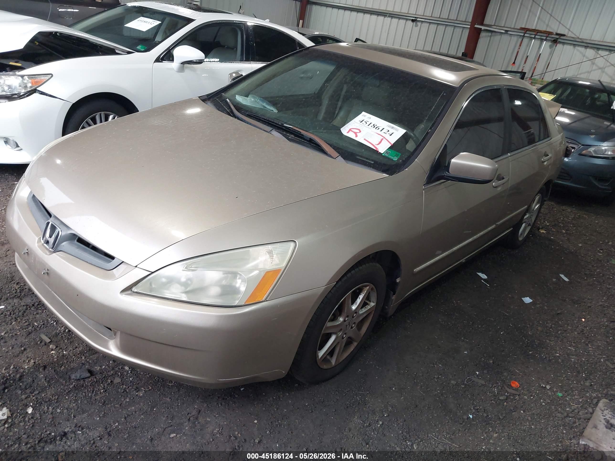 2003 Honda Accord 3.0 Ex Золотой vin: 1HGCM66503A070220