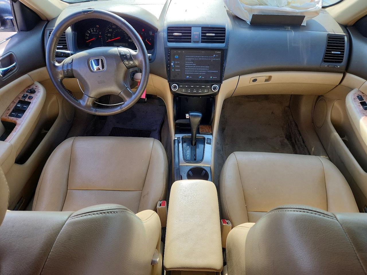 2003 Honda Accord Ex White vin: 1HGCM66503A075255