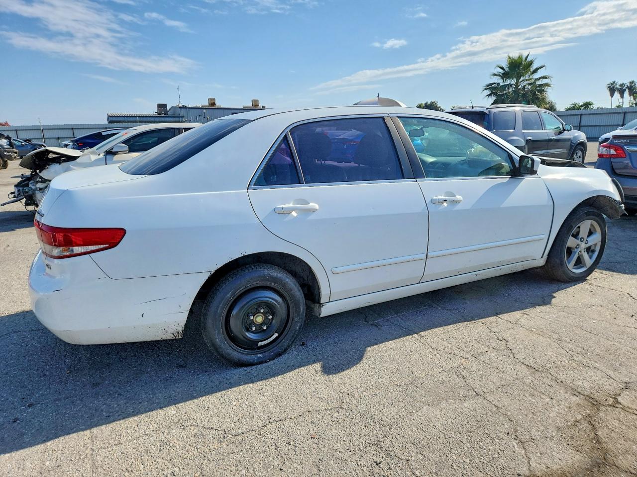 2003 Honda Accord Ex White vin: 1HGCM66503A075255