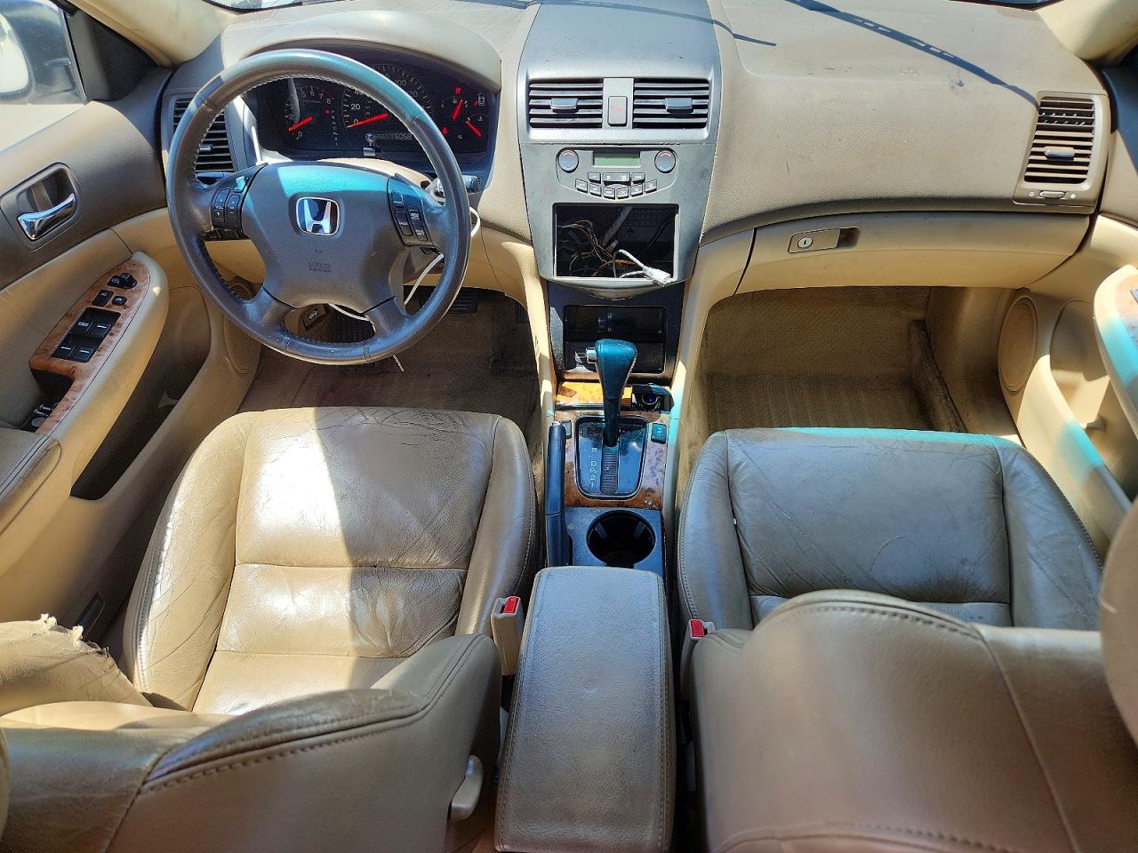 2003 Honda Accord Ex White vin: 1HGCM66503A091911