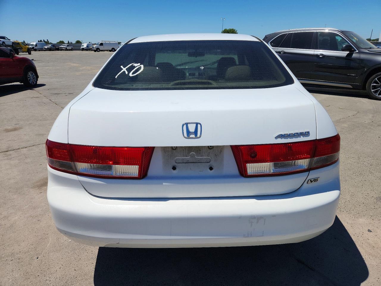 2003 Honda Accord Ex White vin: 1HGCM66503A091911