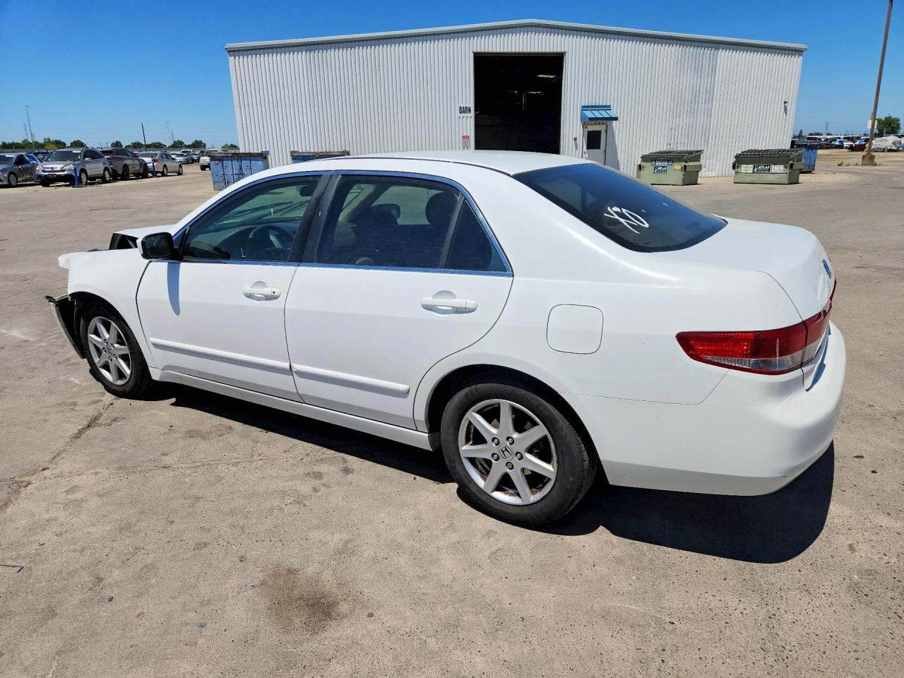 2003 Honda Accord Ex White vin: 1HGCM66503A091911