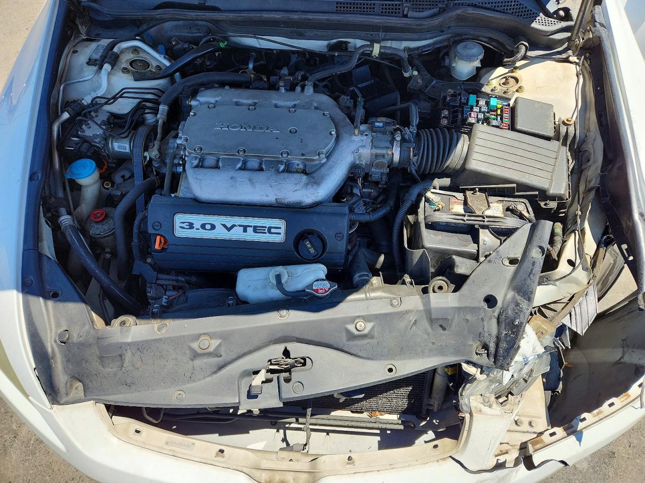 2003 Honda Accord Ex White vin: 1HGCM66503A091911