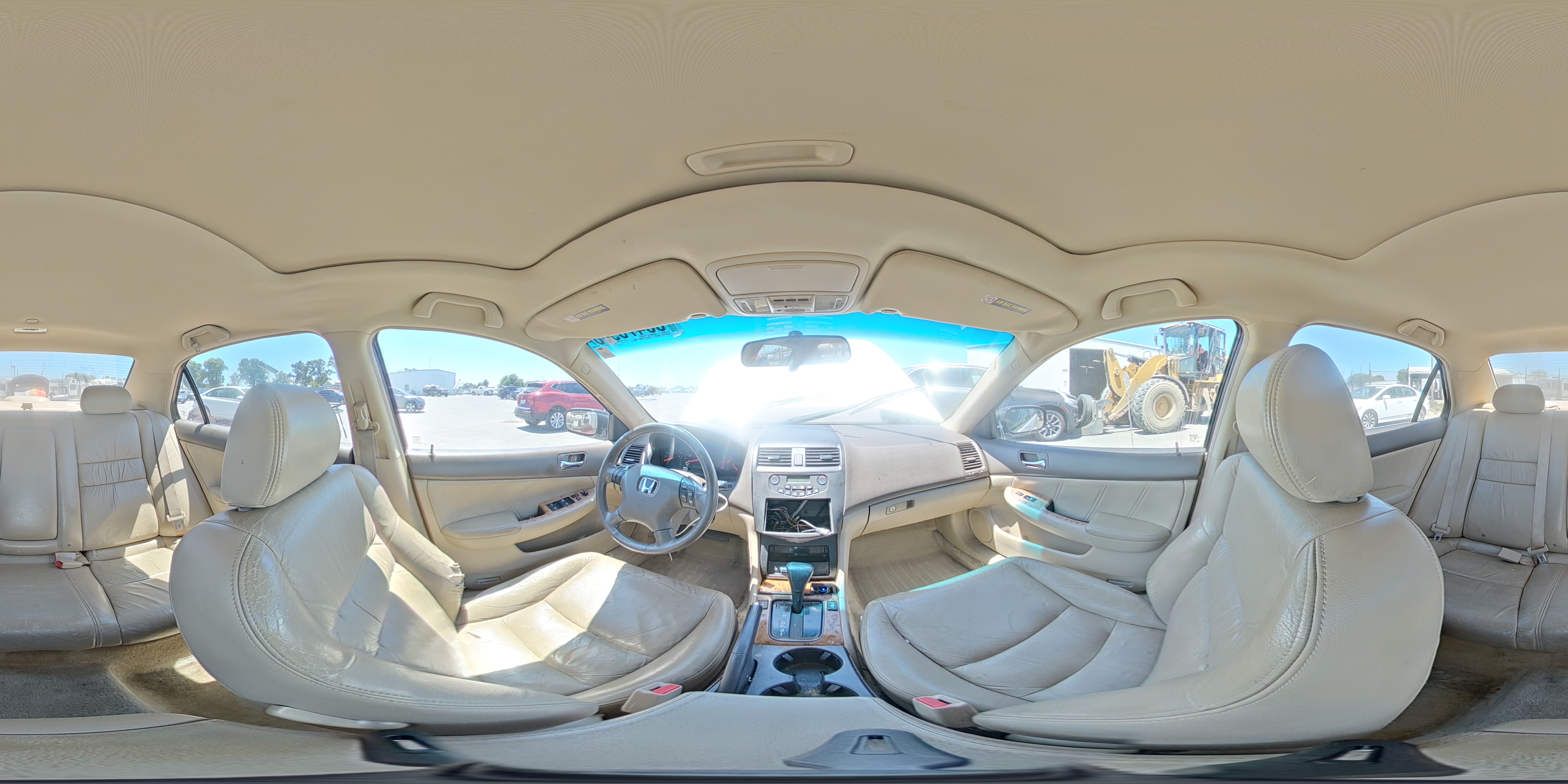 2003 Honda Accord Ex White vin: 1HGCM66503A091911
