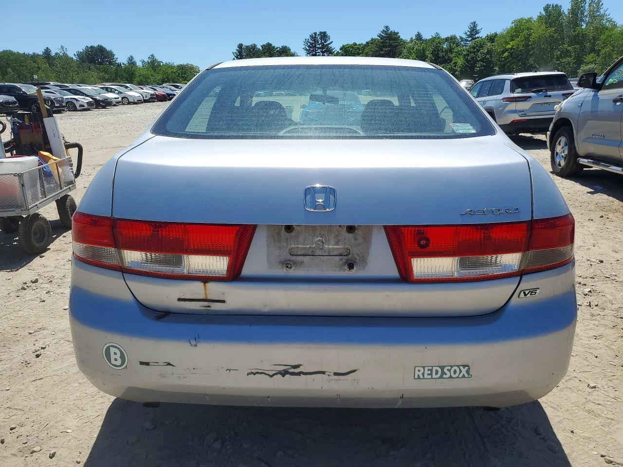2003 Honda Accord Ex Silver vin: 1HGCM66503A098096