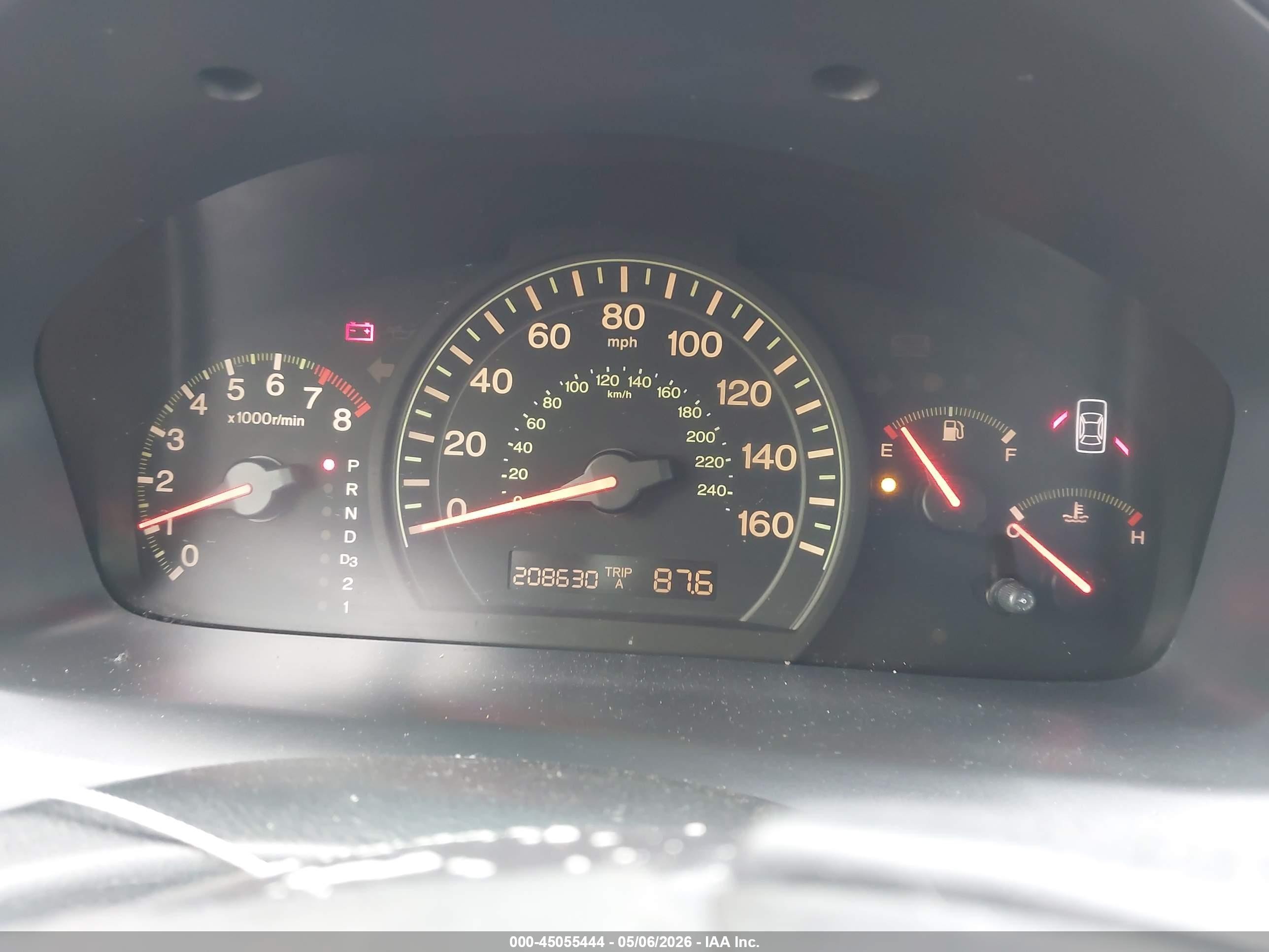2004 Honda Accord 3.0 Ex Синий vin: 1HGCM66504A014392