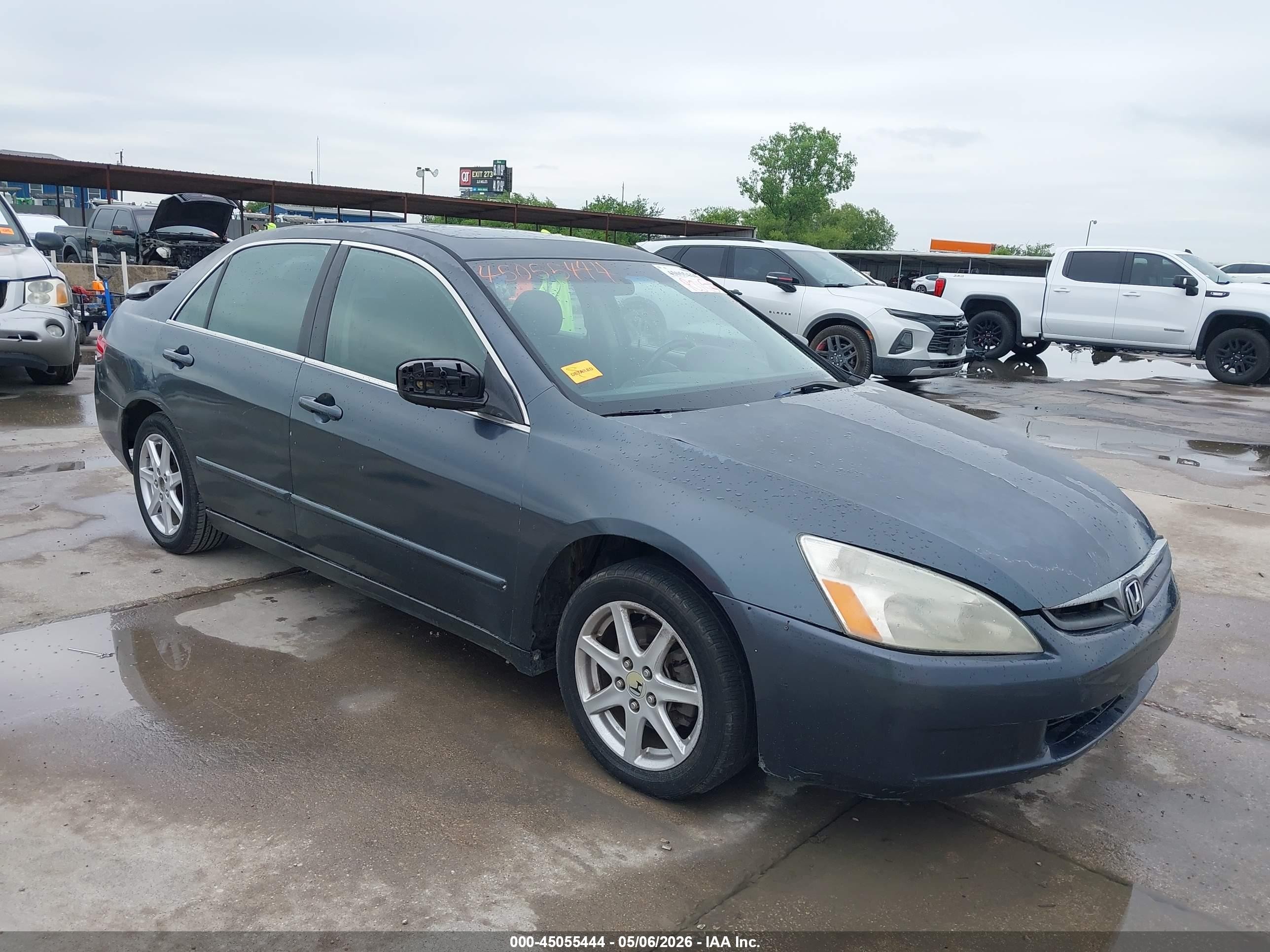 2004 Honda Accord 3.0 Ex Синий vin: 1HGCM66504A014392