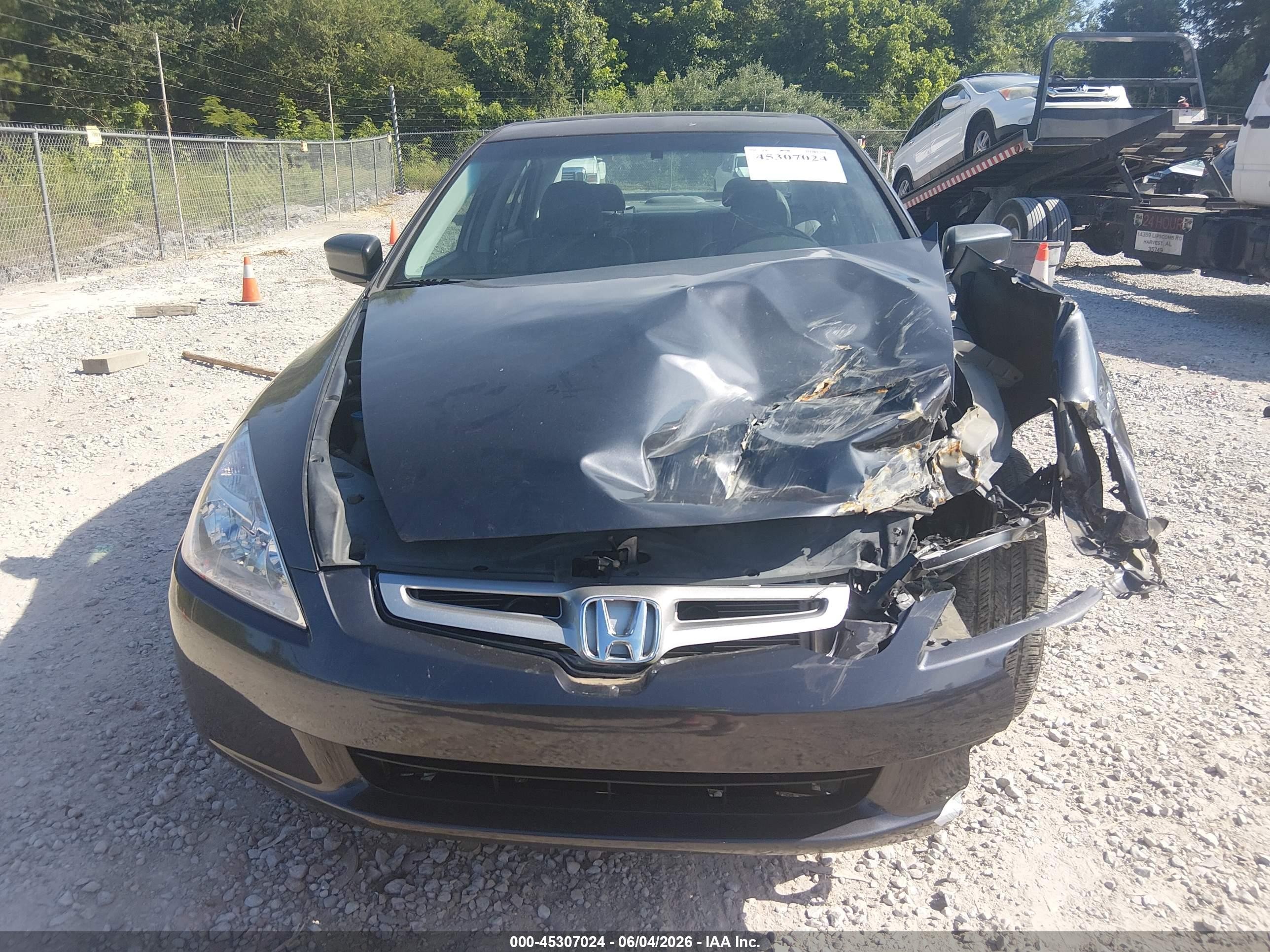 2004 Honda Accord 3.0 Ex Gray vin: 1HGCM66504A038353