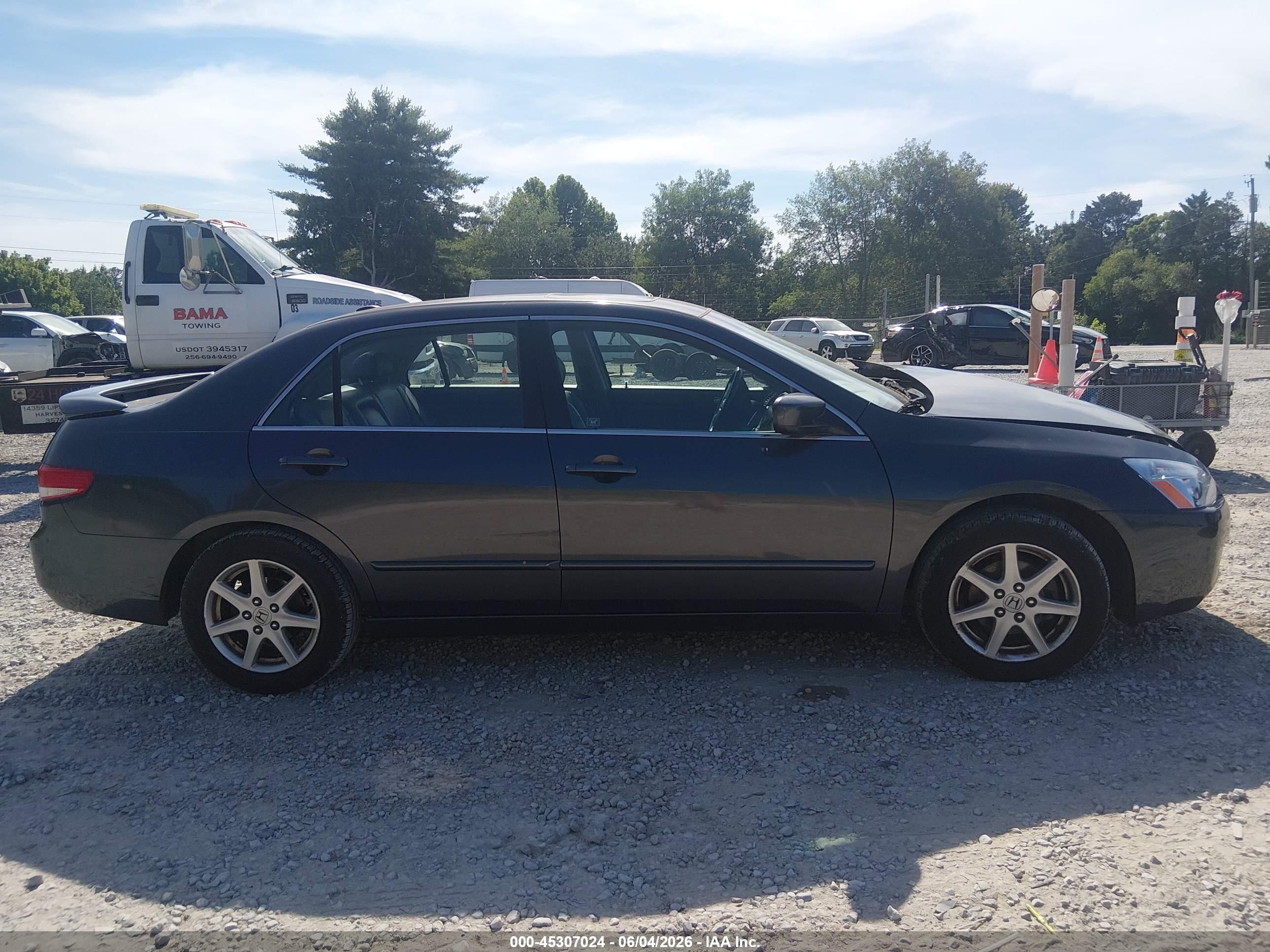 2004 Honda Accord 3.0 Ex Gray vin: 1HGCM66504A038353
