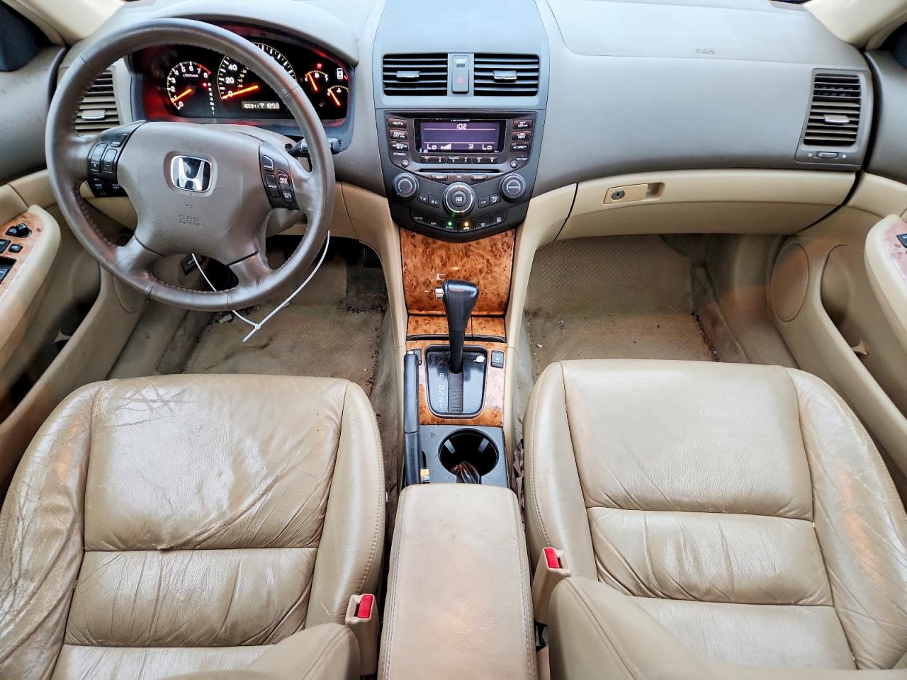 2004 Honda Accord Ex White vin: 1HGCM66504A041933