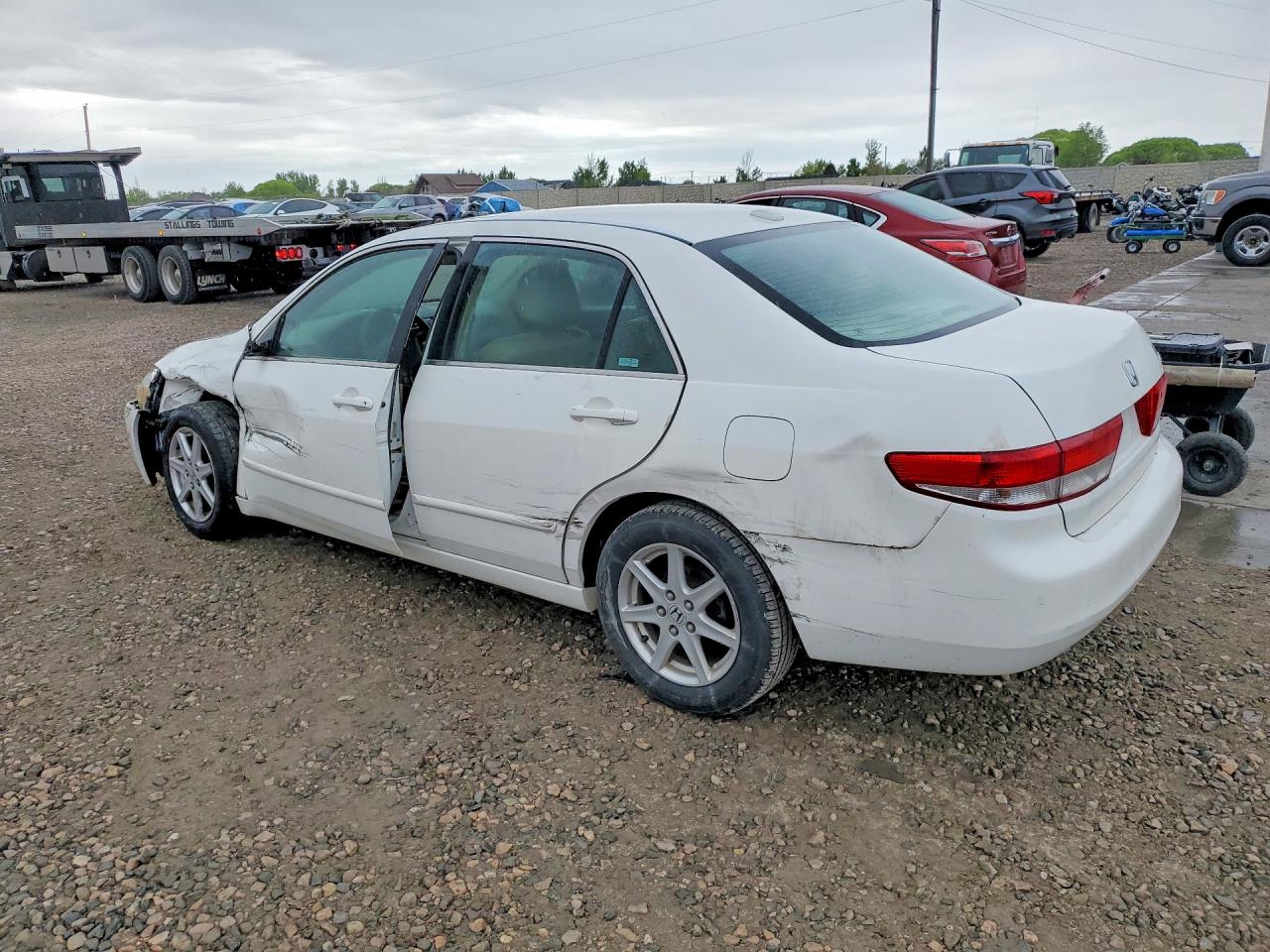 2004 Honda Accord Ex Белый vin: 1HGCM66504A044878