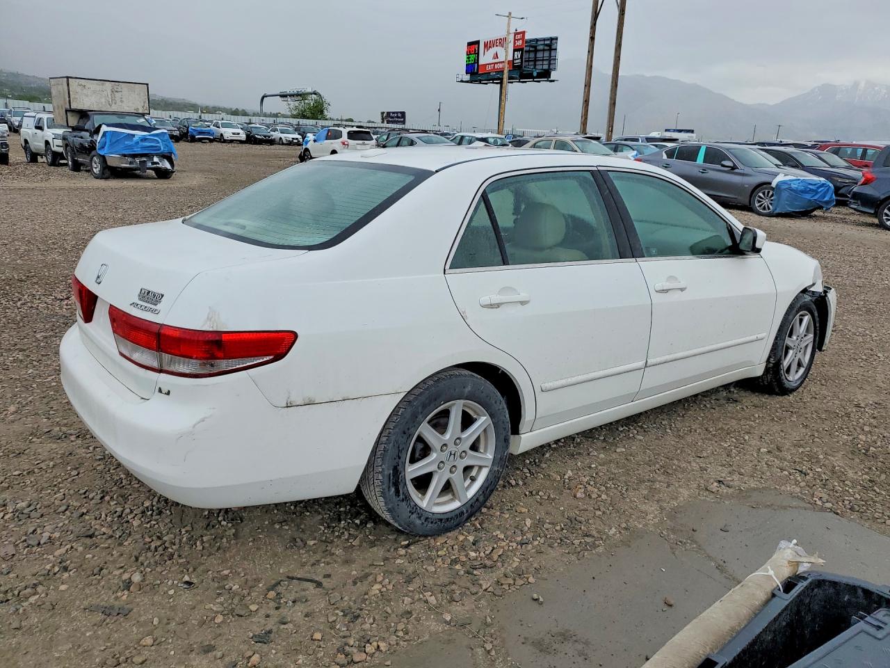 2004 Honda Accord Ex Белый vin: 1HGCM66504A044878