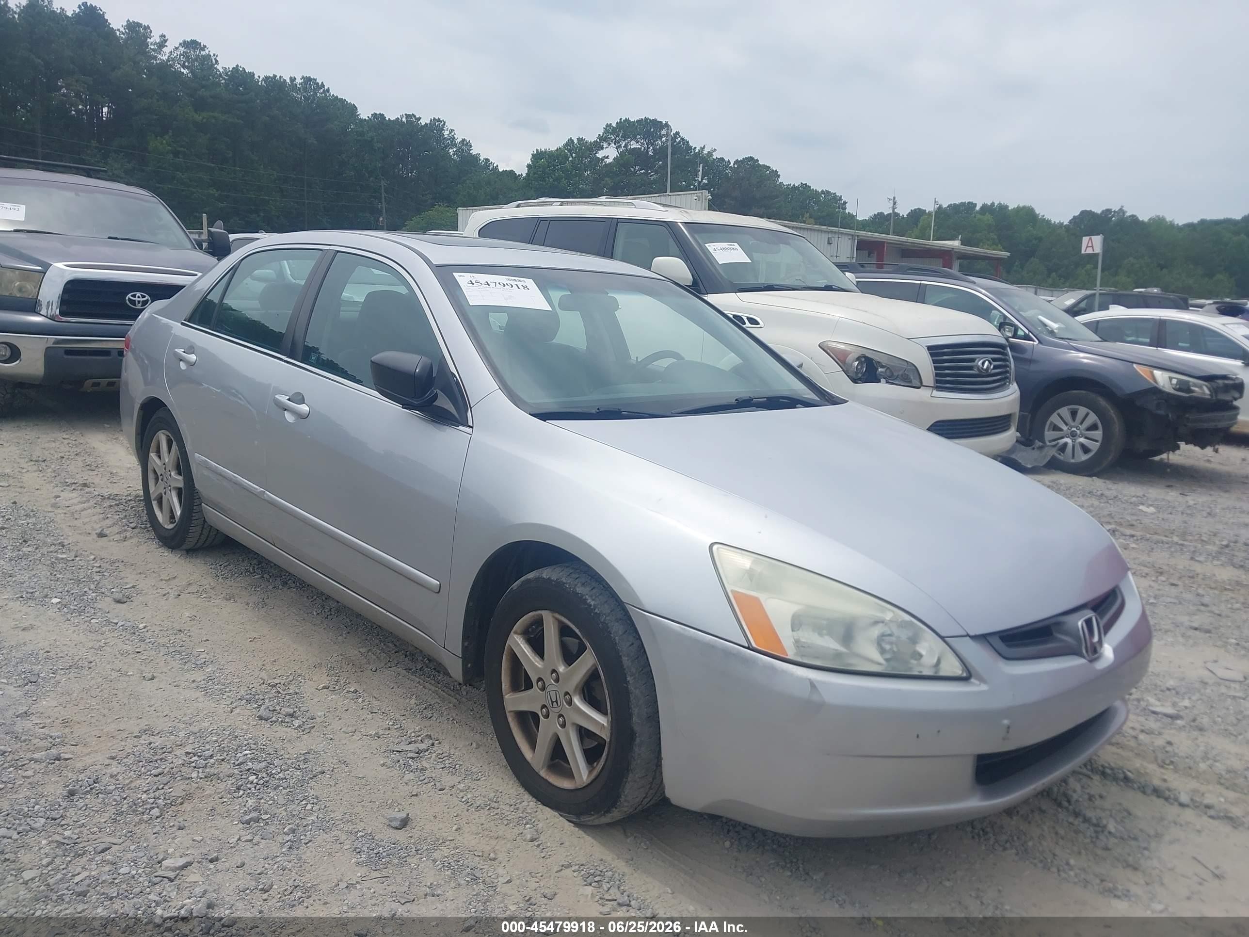 2004 Honda Accord 3.0 Ex Silver vin: 1HGCM66504A050860
