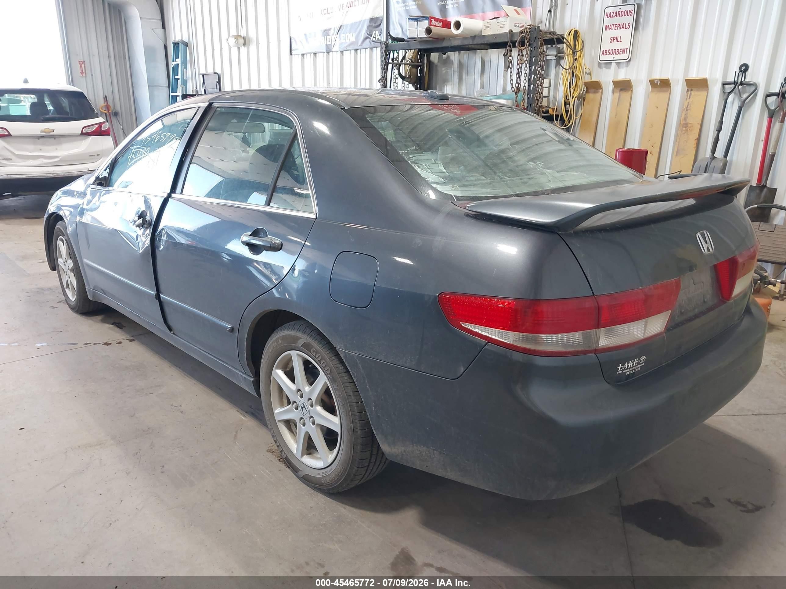 2004 Honda Accord 3.0 Ex Blue vin: 1HGCM66504A052446