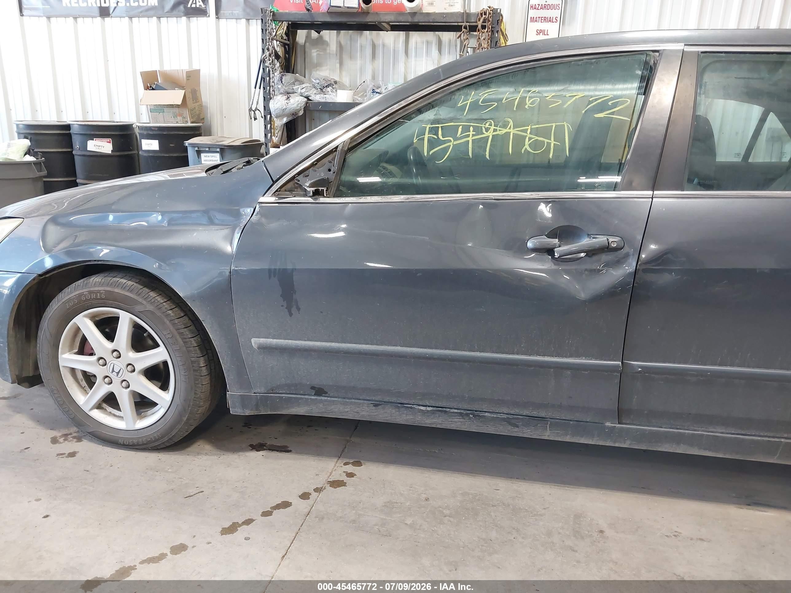 2004 Honda Accord 3.0 Ex Blue vin: 1HGCM66504A052446