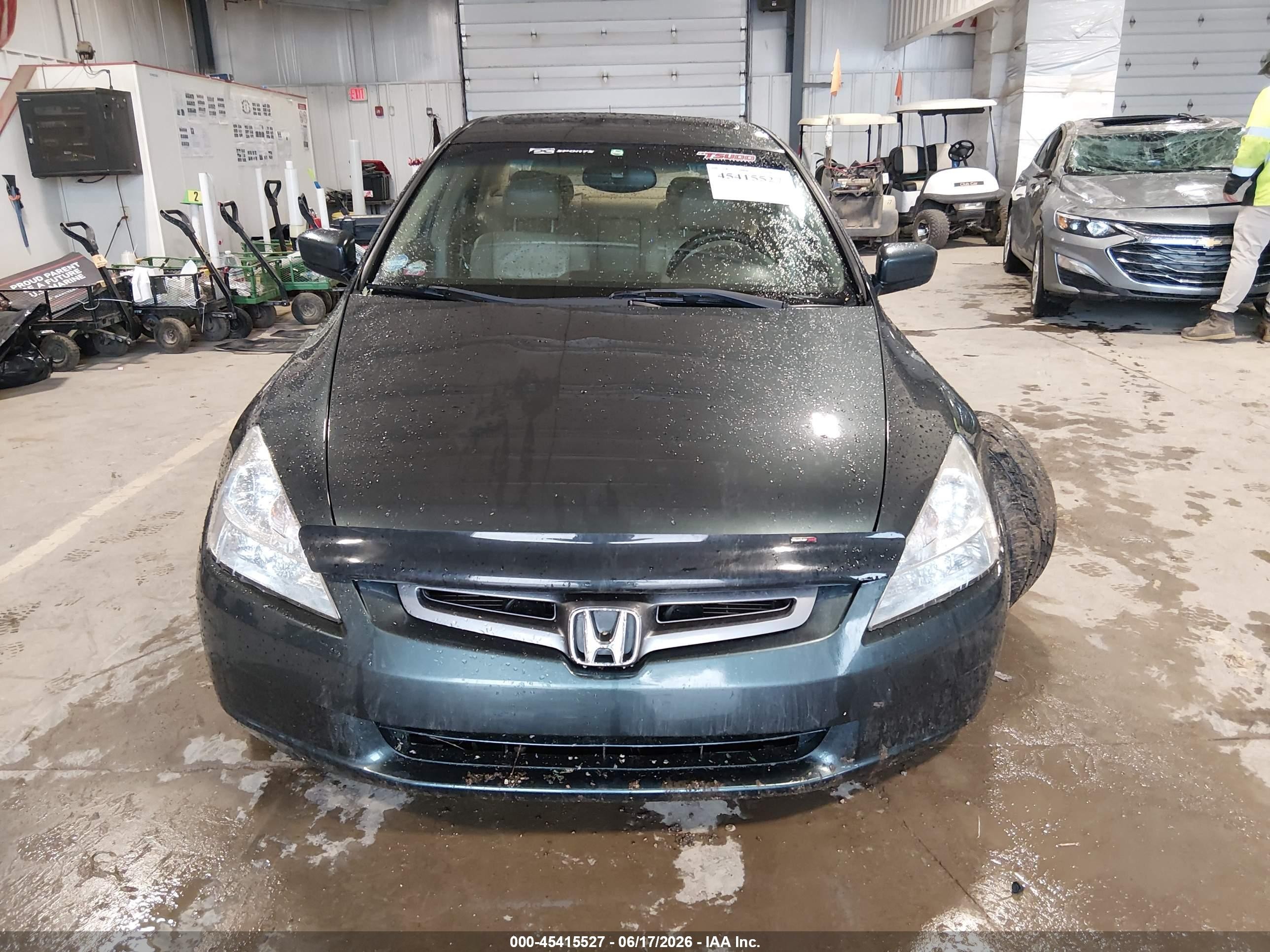 2004 Honda Accord 3.0 Ex Green vin: 1HGCM66504A092137