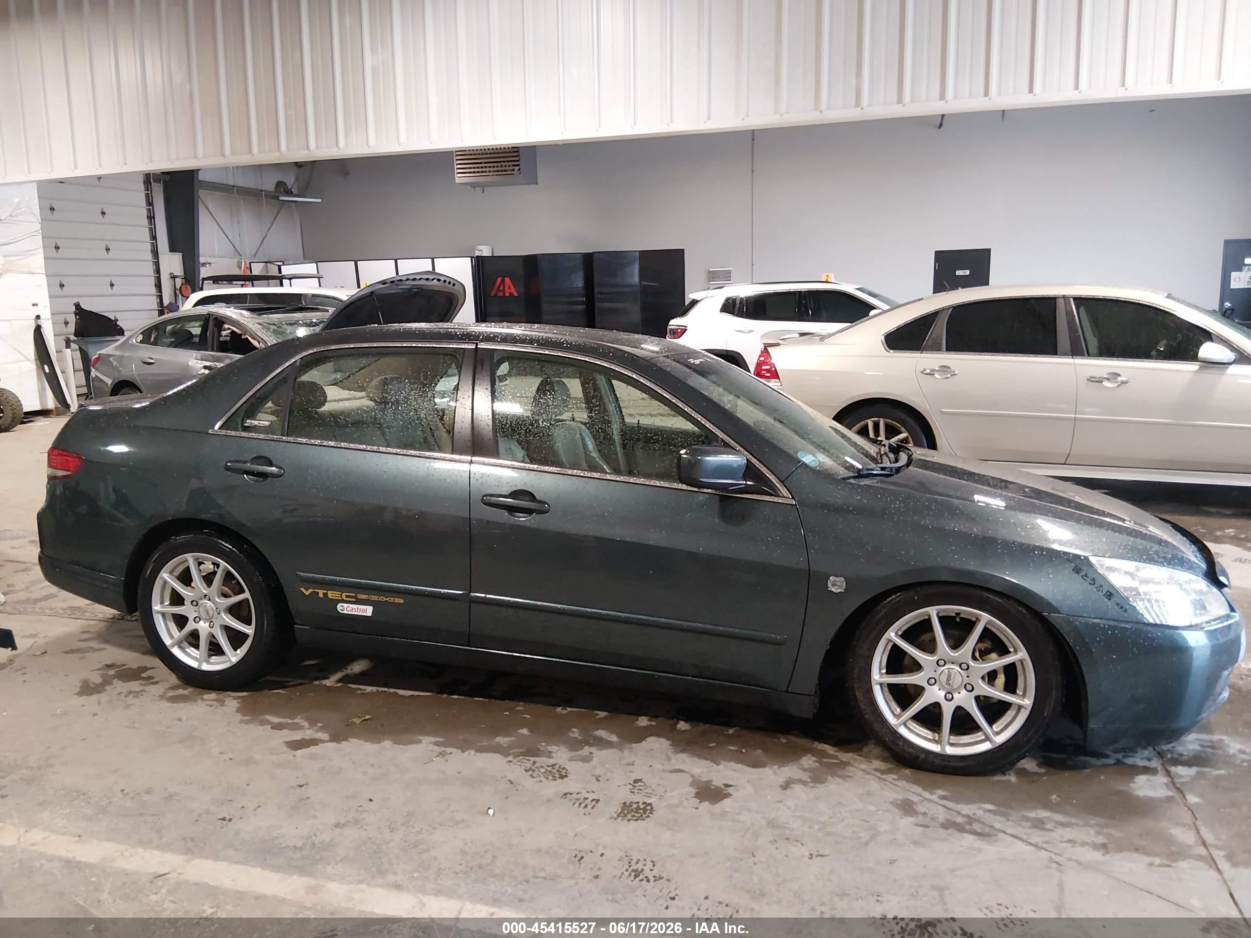 2004 Honda Accord 3.0 Ex Green vin: 1HGCM66504A092137