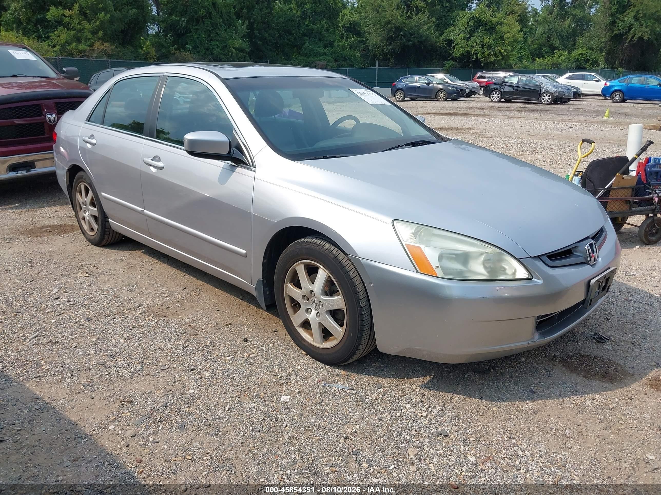 2005 Honda Accord 3.0 Ex Silver vin: 1HGCM66505A005693