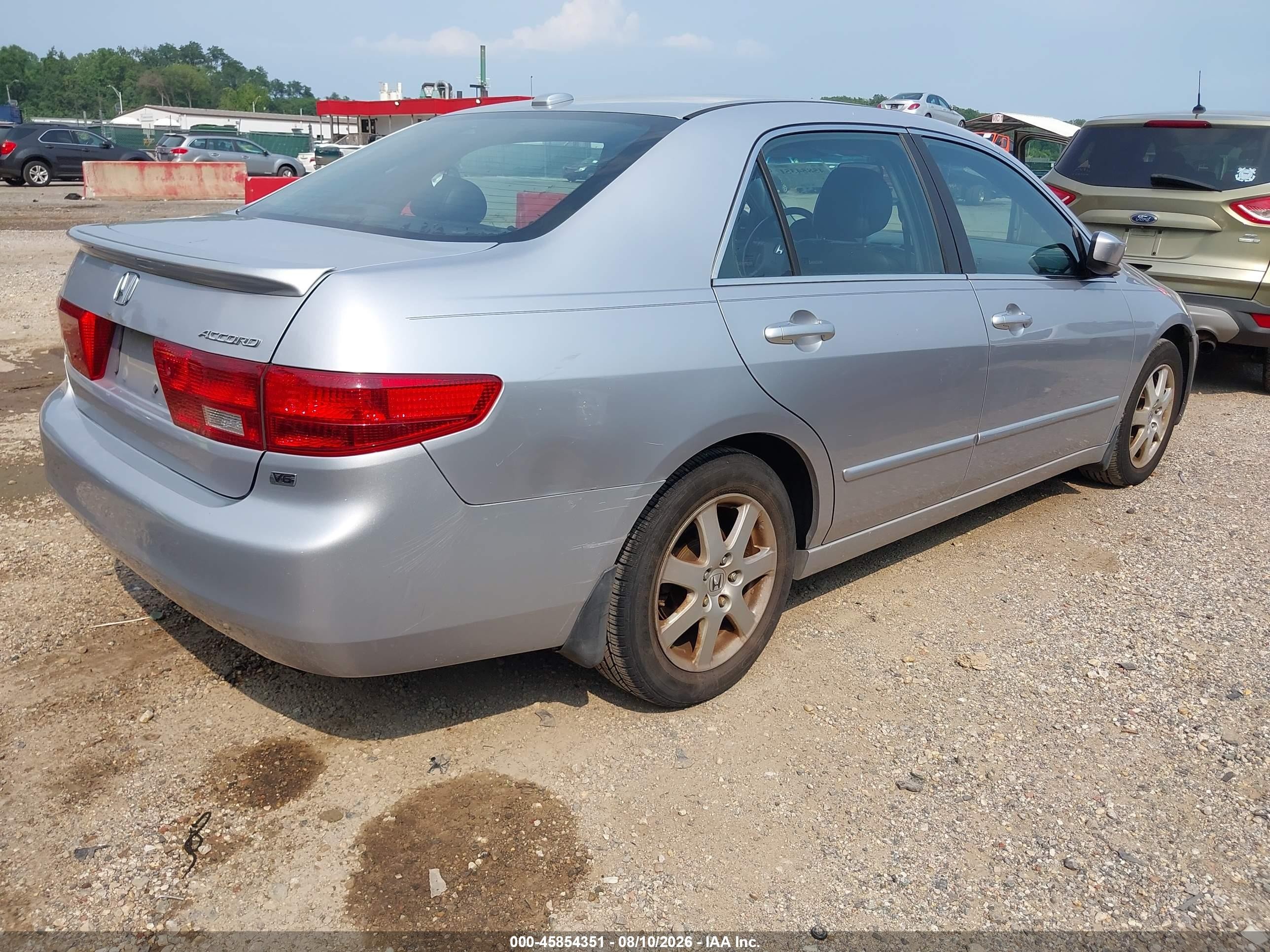 2005 Honda Accord 3.0 Ex Silver vin: 1HGCM66505A005693