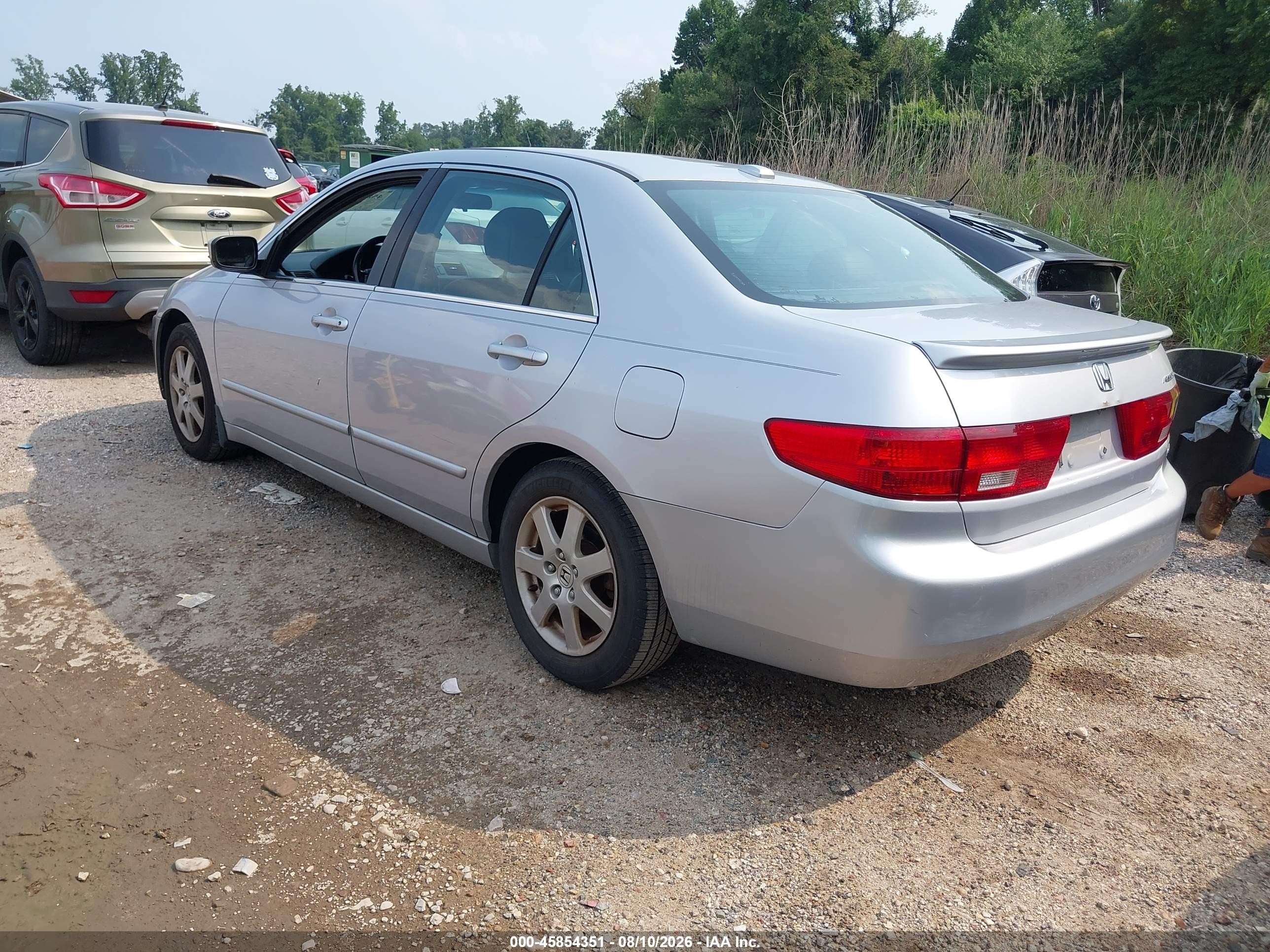 2005 Honda Accord 3.0 Ex Silver vin: 1HGCM66505A005693