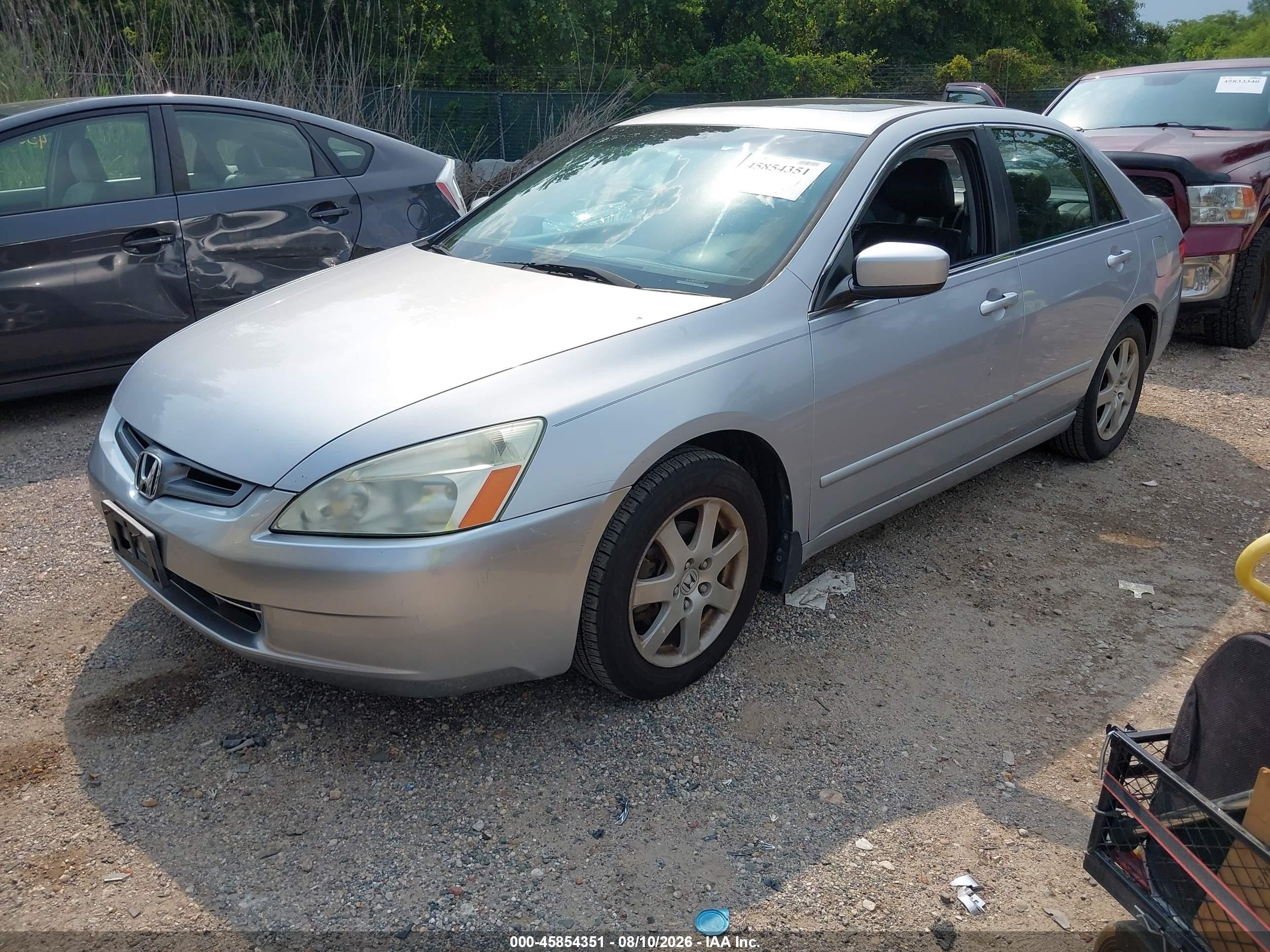 2005 Honda Accord 3.0 Ex Silver vin: 1HGCM66505A005693