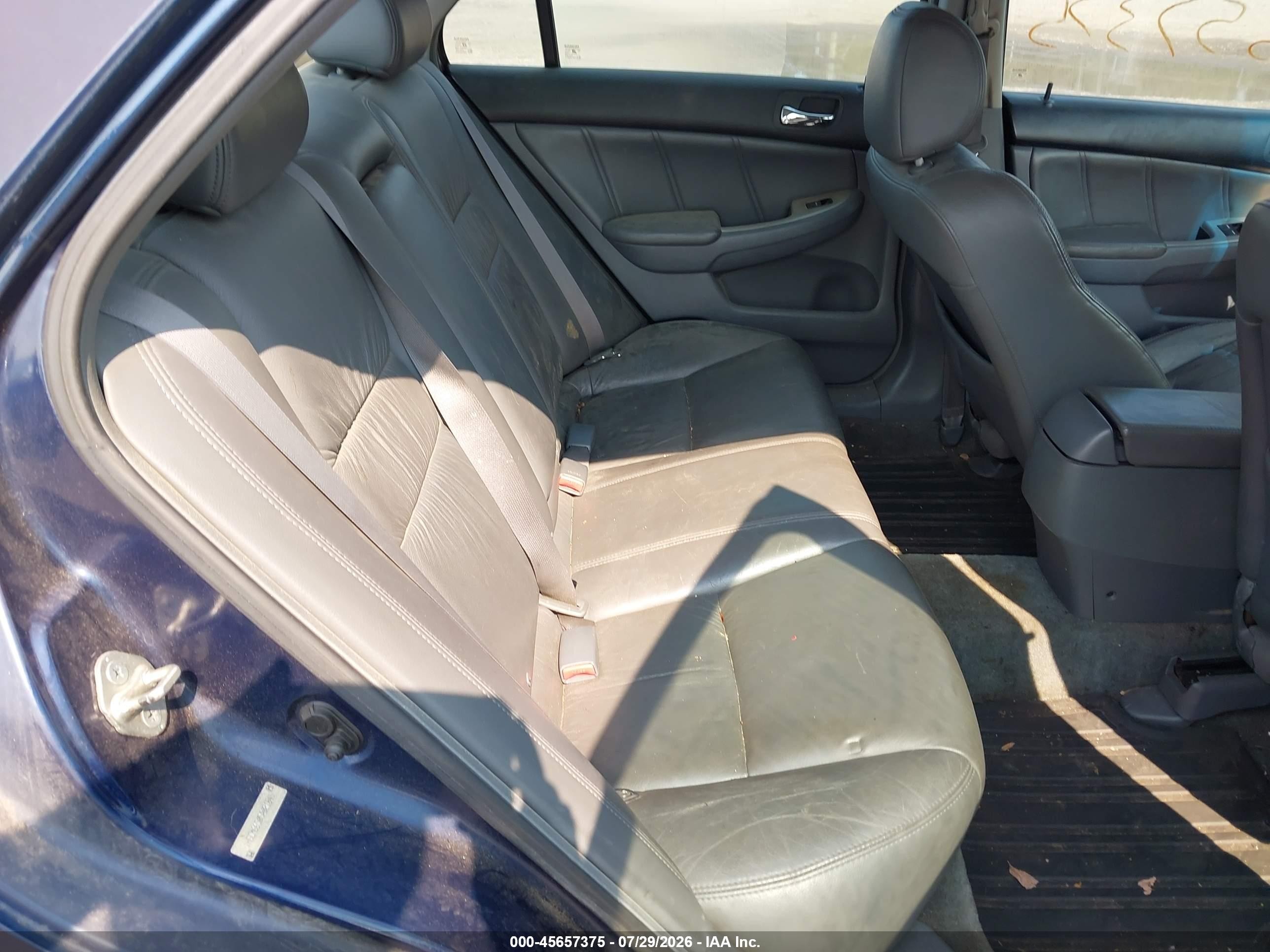 2005 Honda Accord 3.0 Ex Blue vin: 1HGCM66505A021845