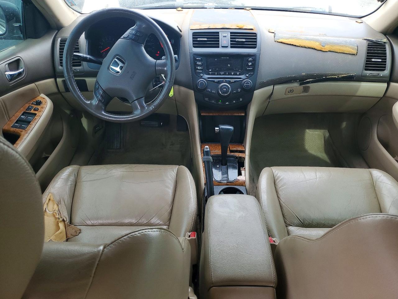 2005 Honda Accord Ex White vin: 1HGCM66505A039889