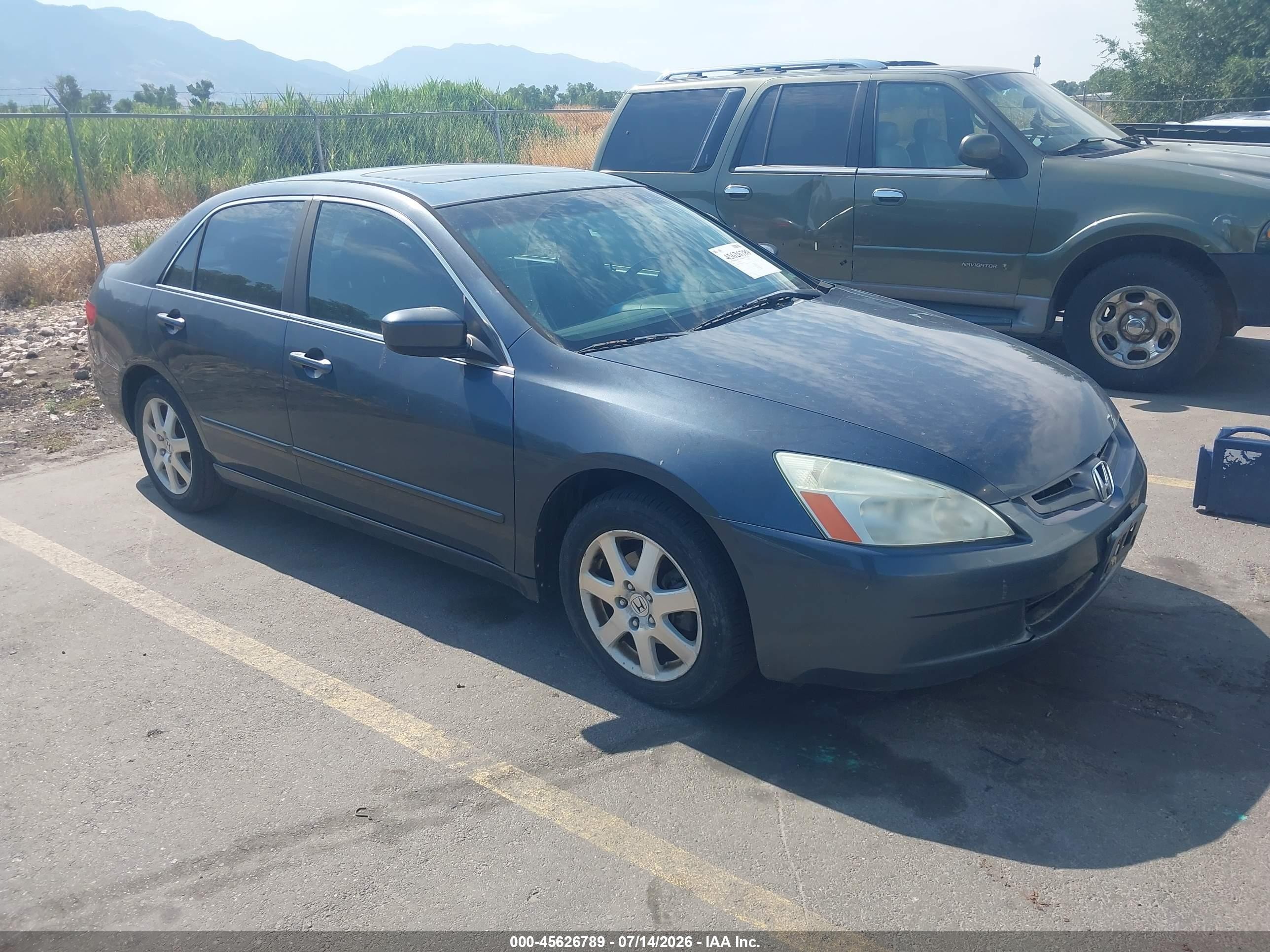 2005 Honda Accord 3.0 Ex Blue vin: 1HGCM66505A056725