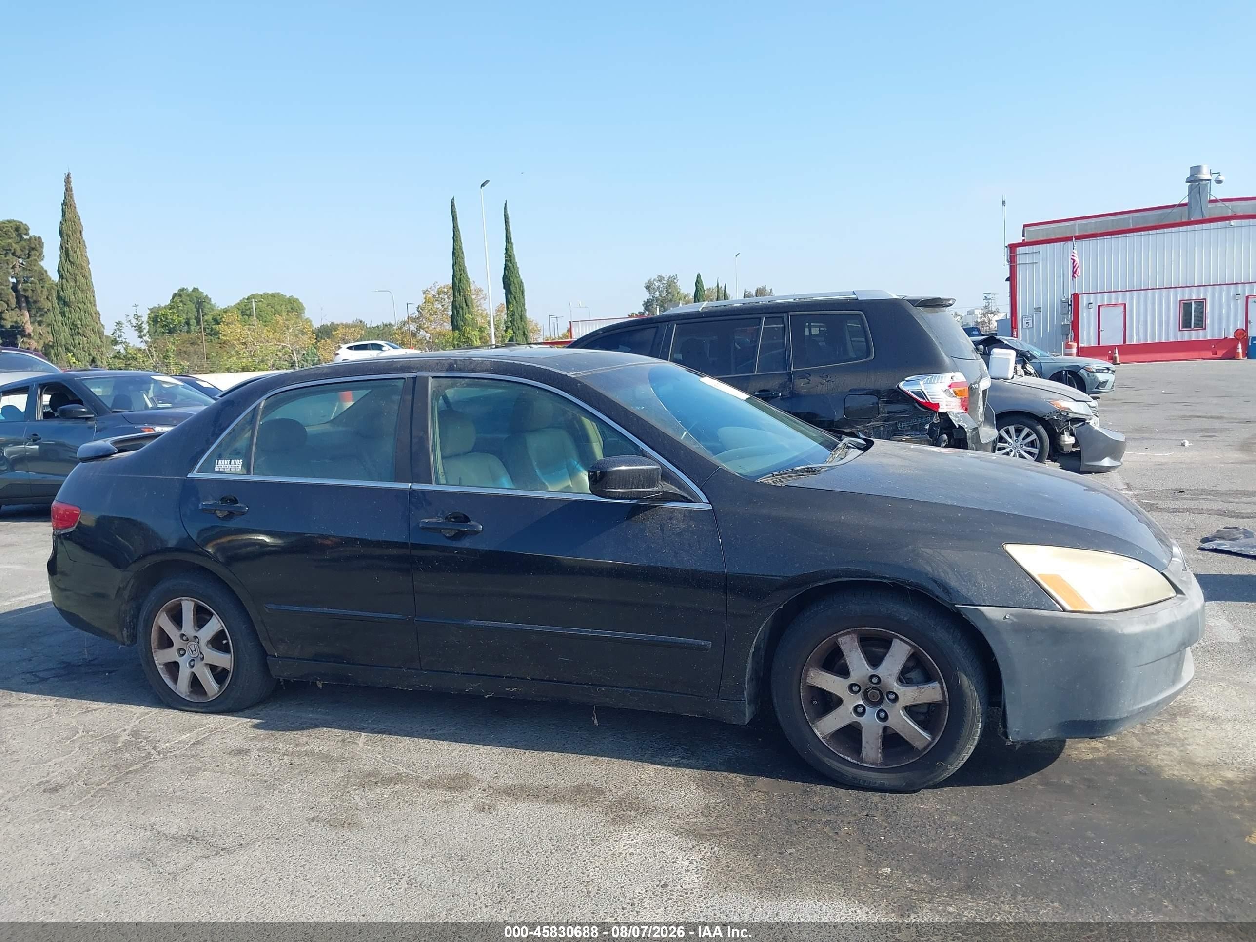 2005 Honda Accord 3.0 Ex Black vin: 1HGCM66505A073850