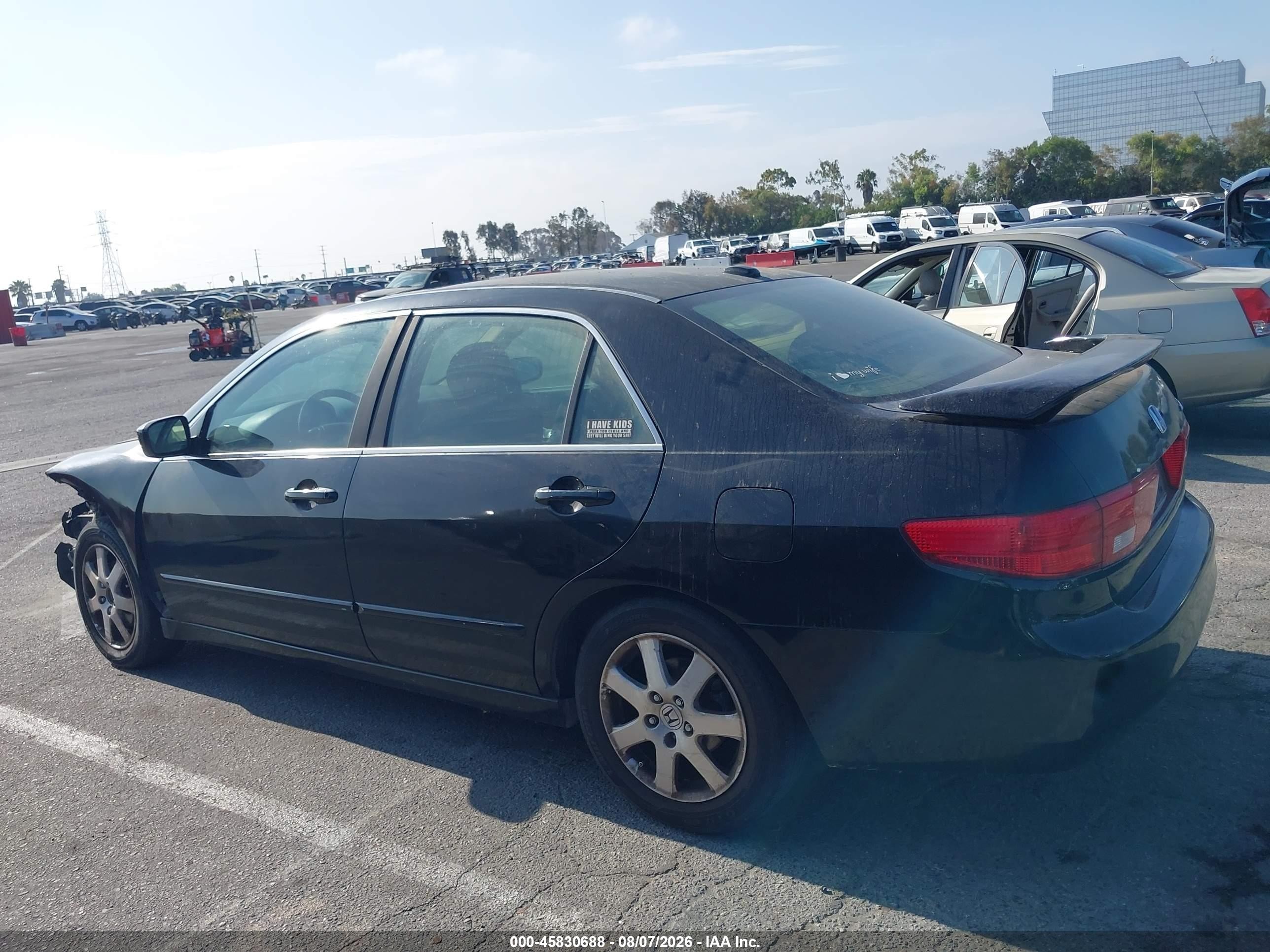 2005 Honda Accord 3.0 Ex Black vin: 1HGCM66505A073850