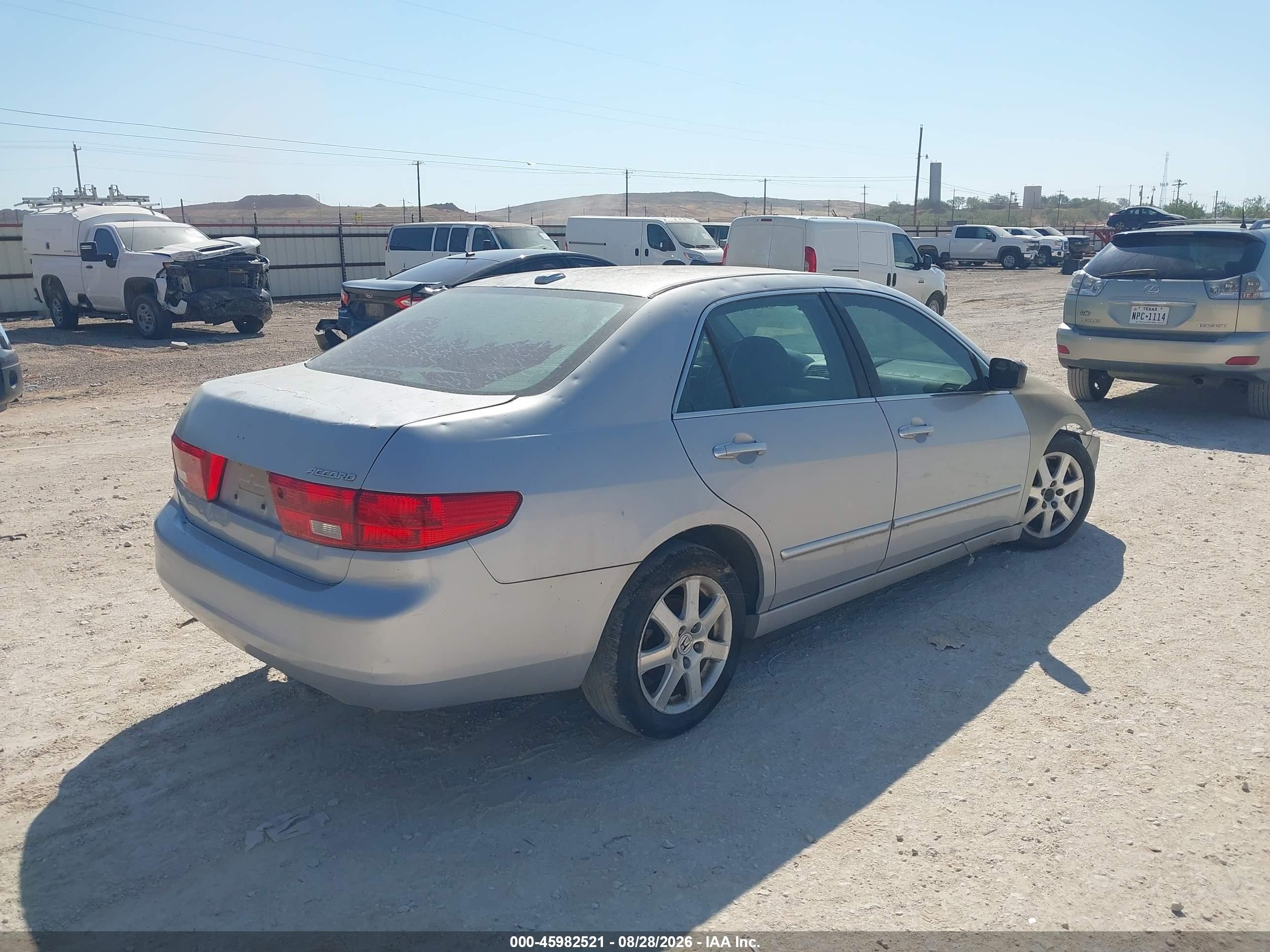 2005 Honda Accord 3.0 Ex Серебряный vin: 1HGCM66505A077879