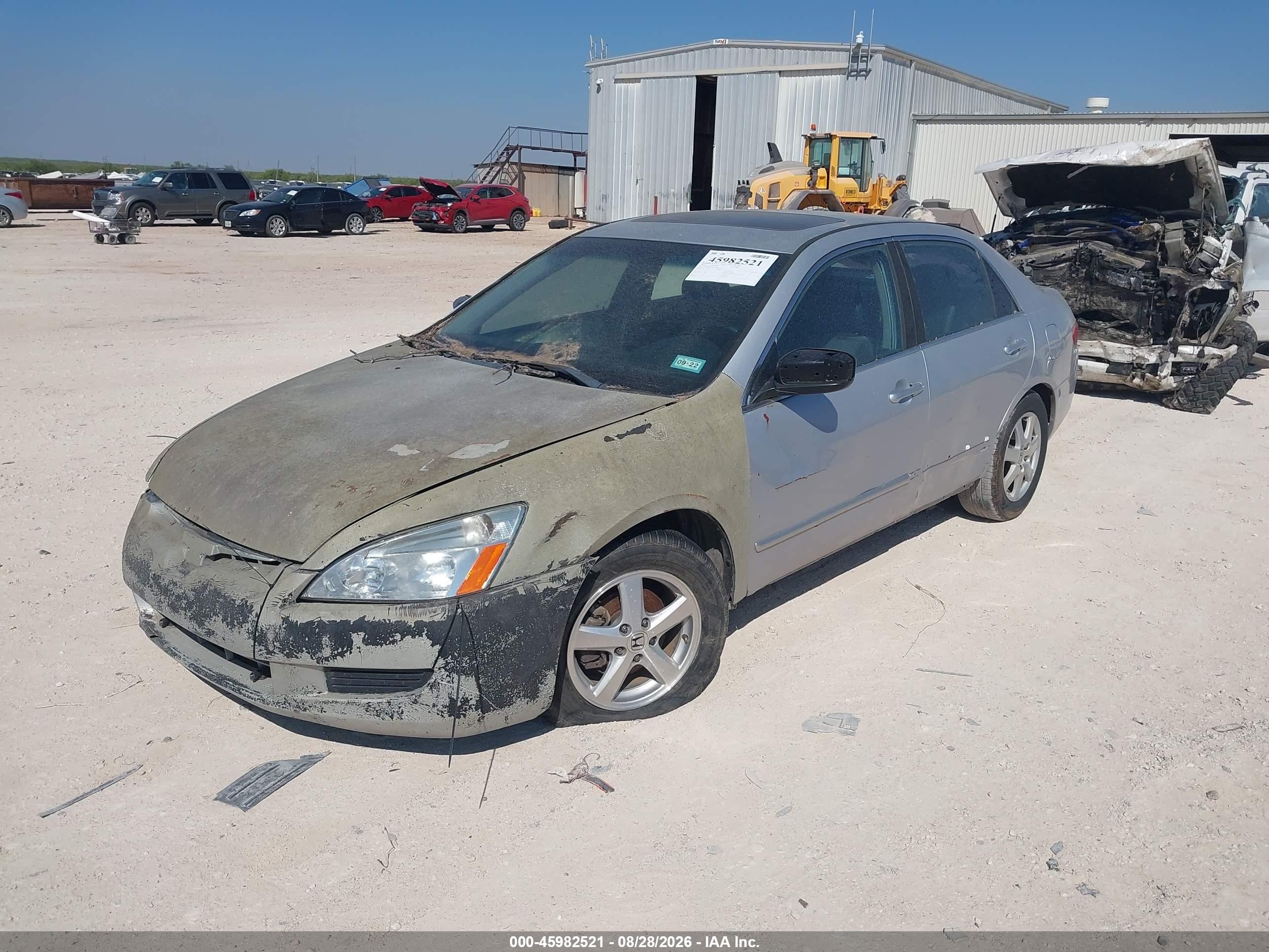 2005 Honda Accord 3.0 Ex Серебряный vin: 1HGCM66505A077879