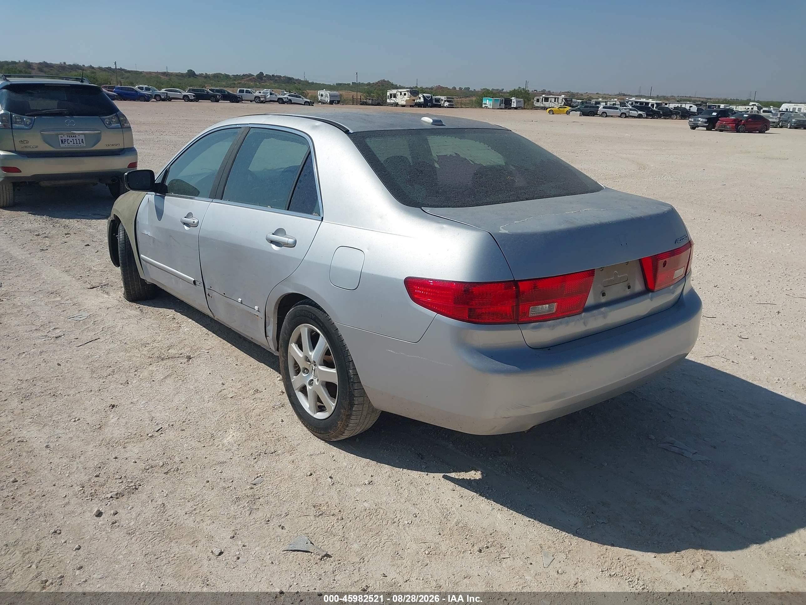 2005 Honda Accord 3.0 Ex Серебряный vin: 1HGCM66505A077879
