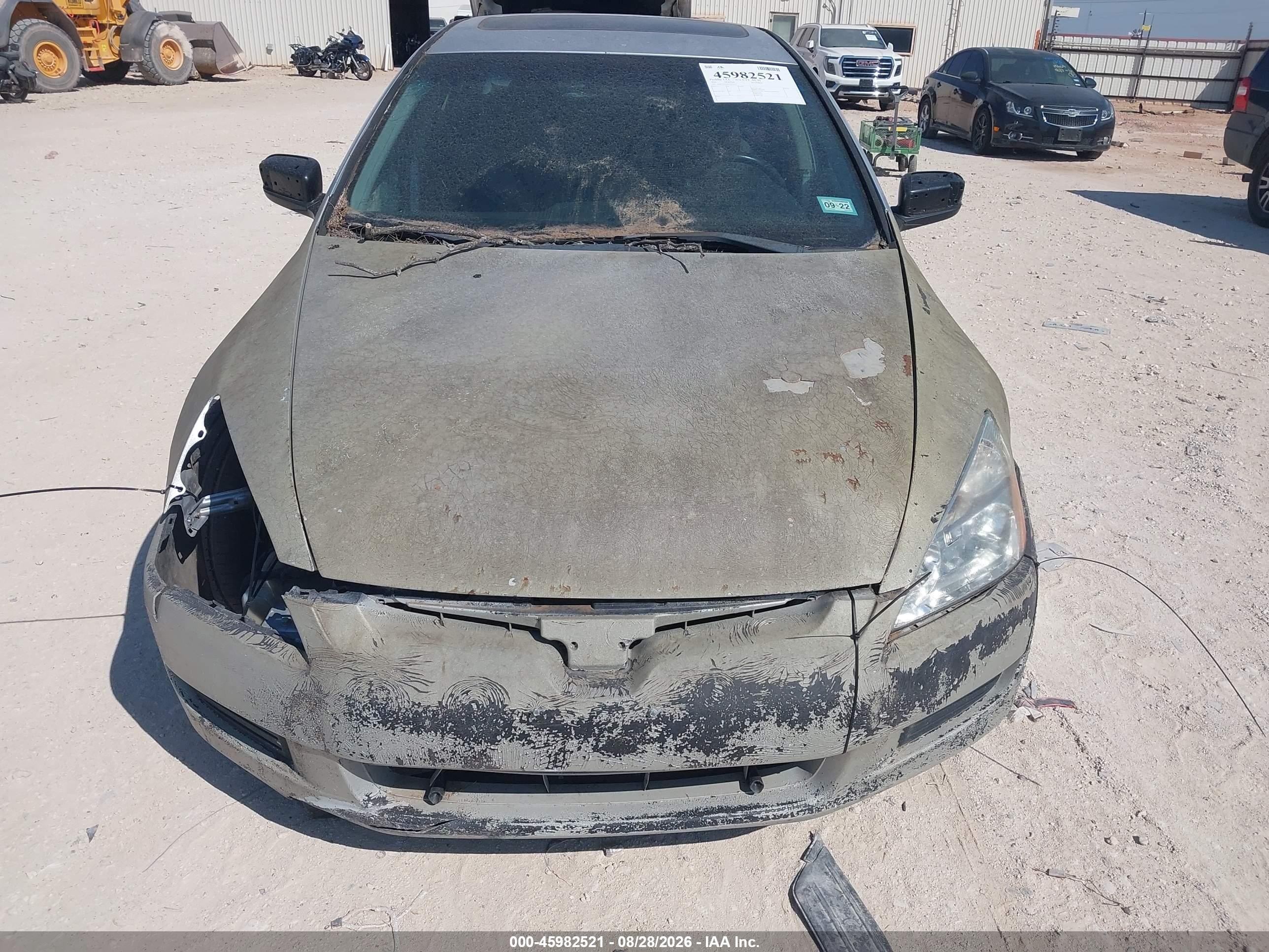 2005 Honda Accord 3.0 Ex Серебряный vin: 1HGCM66505A077879