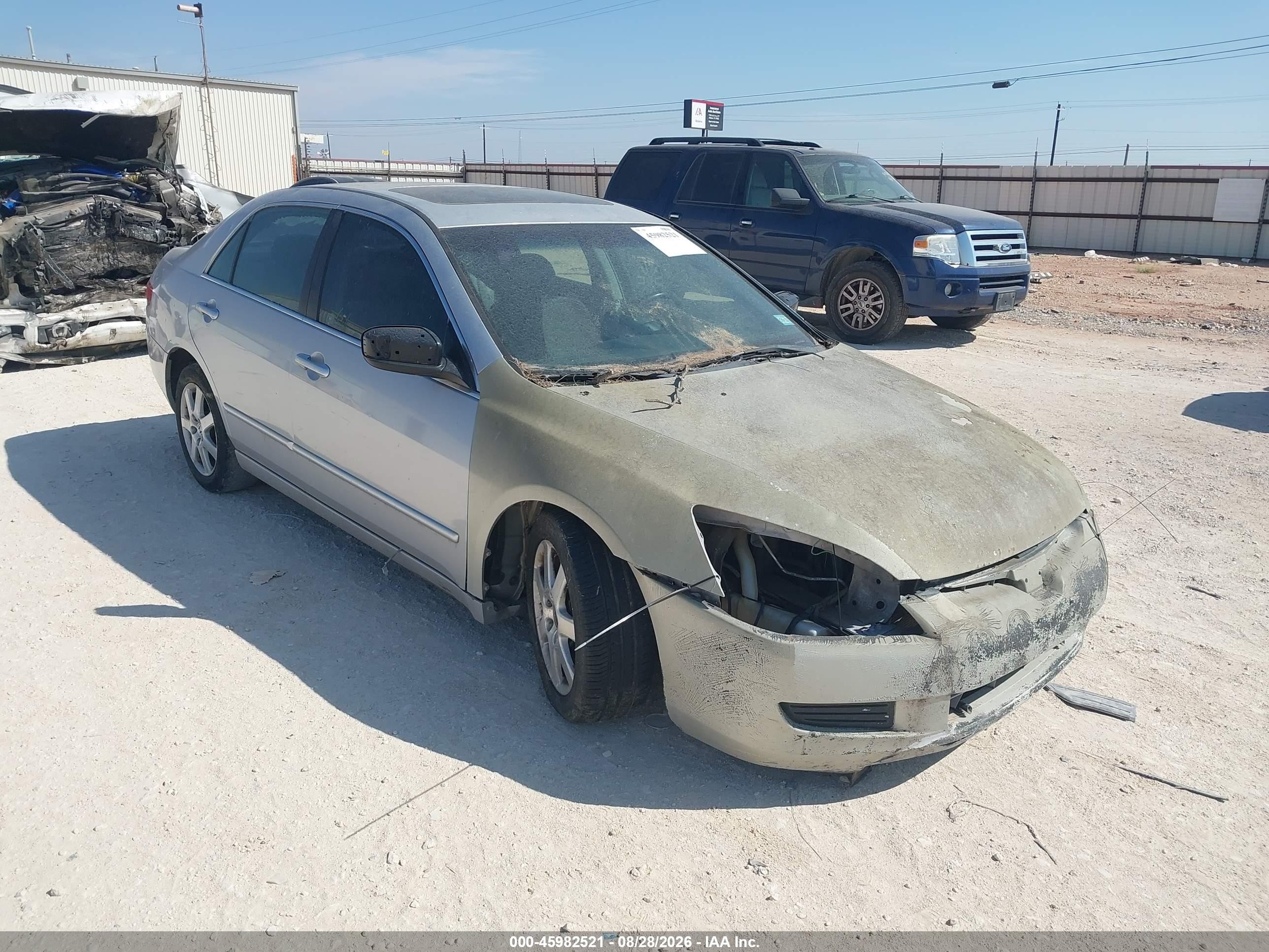 2005 Honda Accord 3.0 Ex Серебряный vin: 1HGCM66505A077879