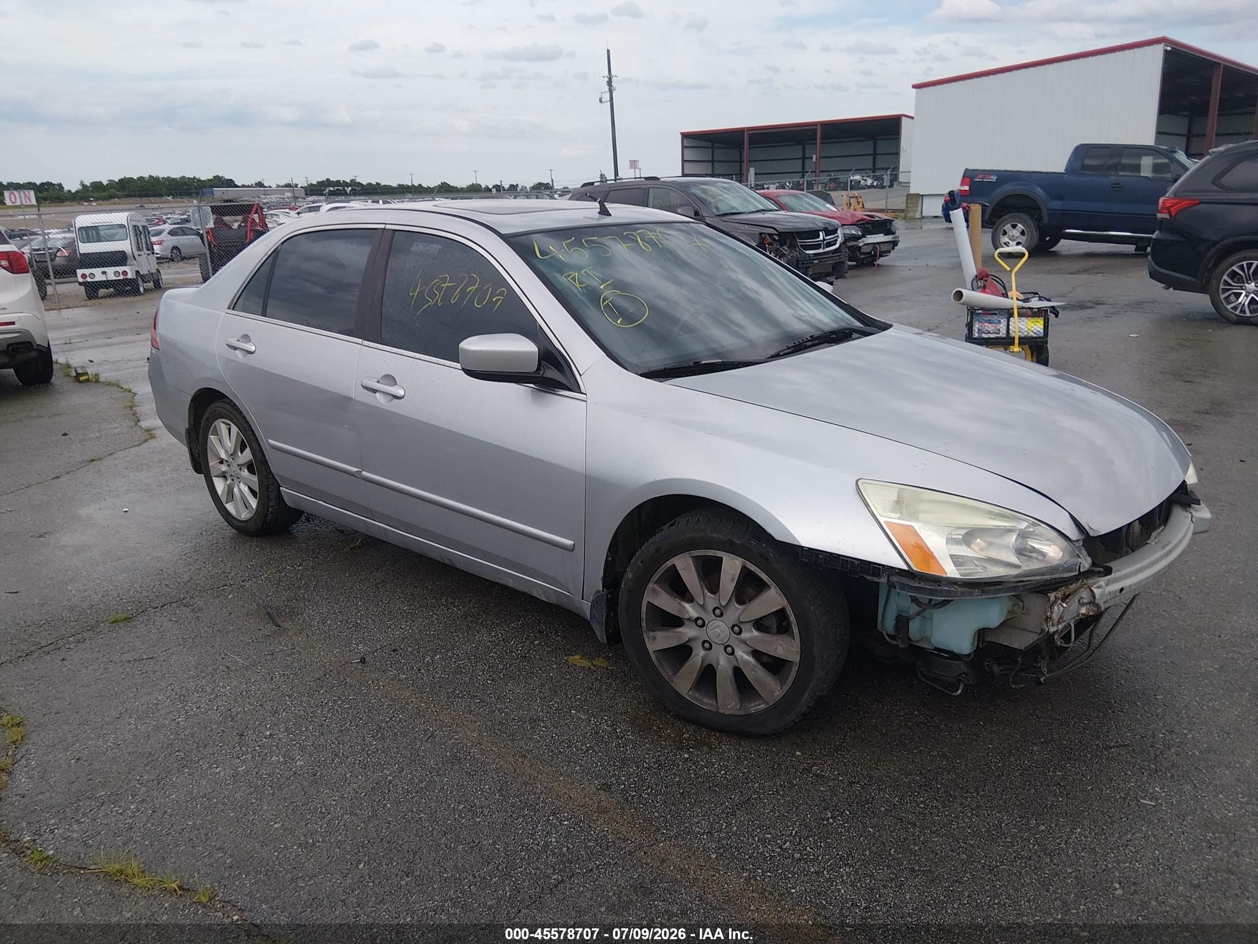 2006 Honda Accord 3.0 Ex Silver vin: 1HGCM66506A008417