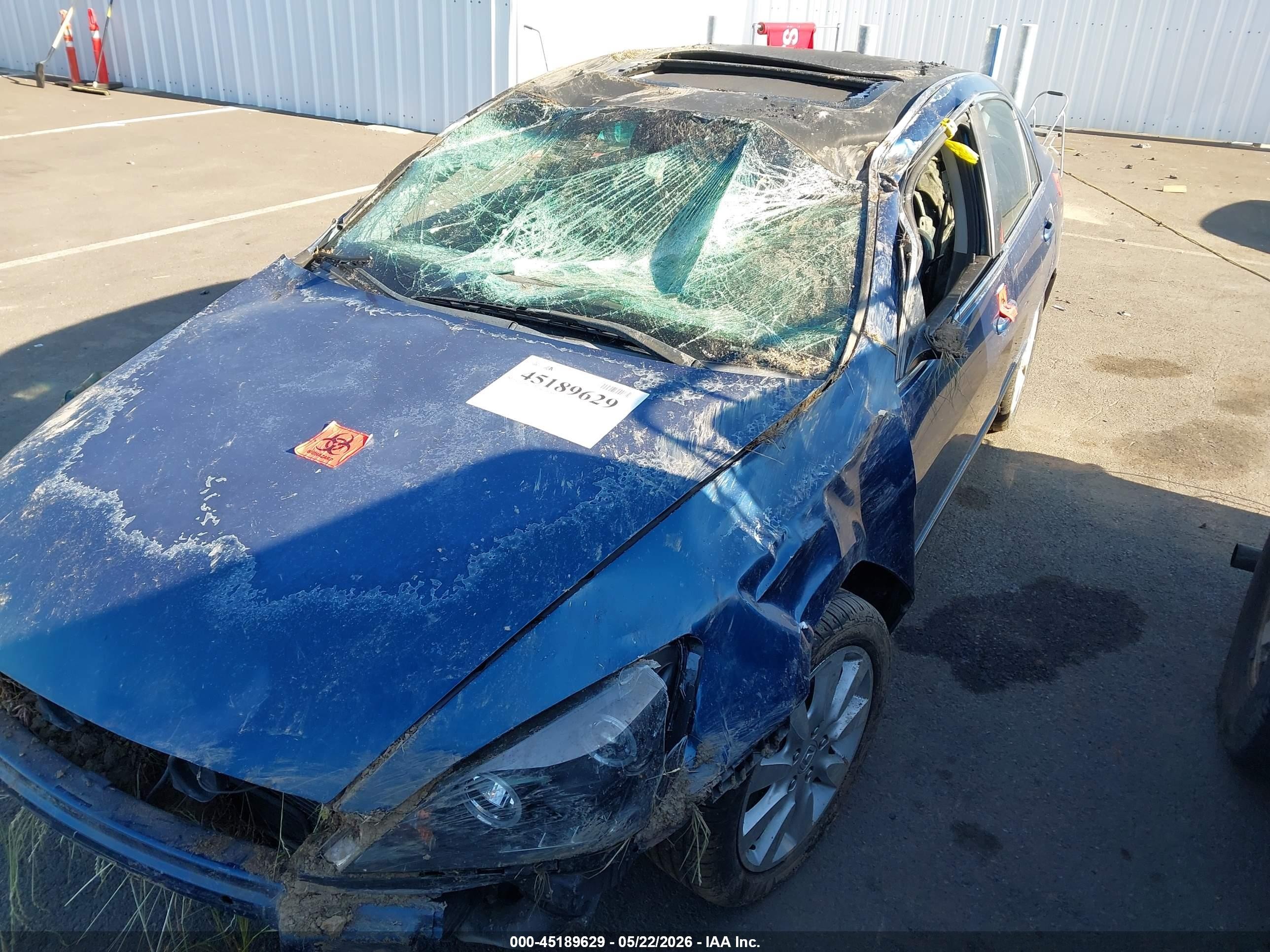 2006 Honda Accord 3.0 Ex Blue vin: 1HGCM66506A018204