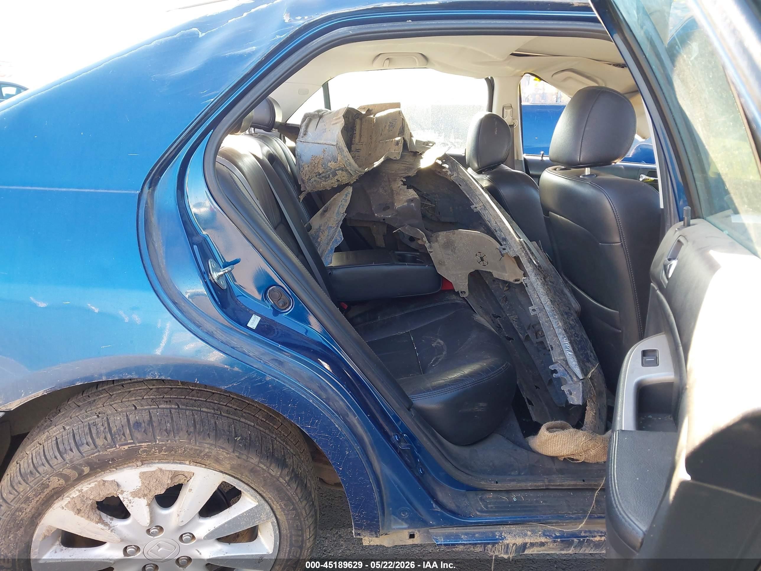 2006 Honda Accord 3.0 Ex Blue vin: 1HGCM66506A018204