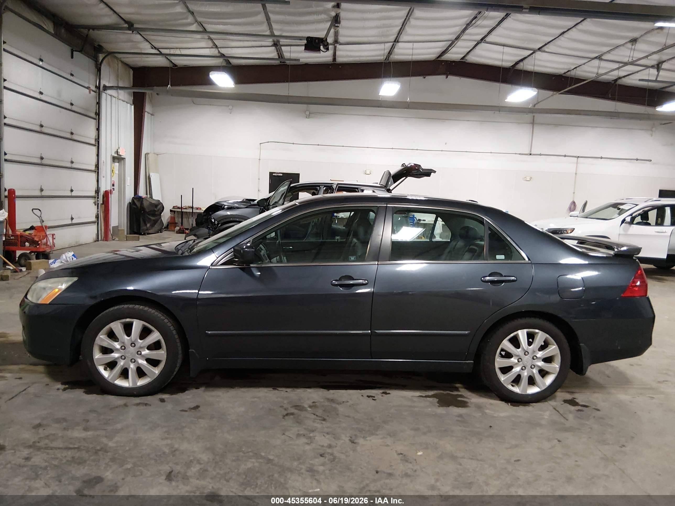 2006 Honda Accord 3.0 Ex Gray vin: 1HGCM66506A033222
