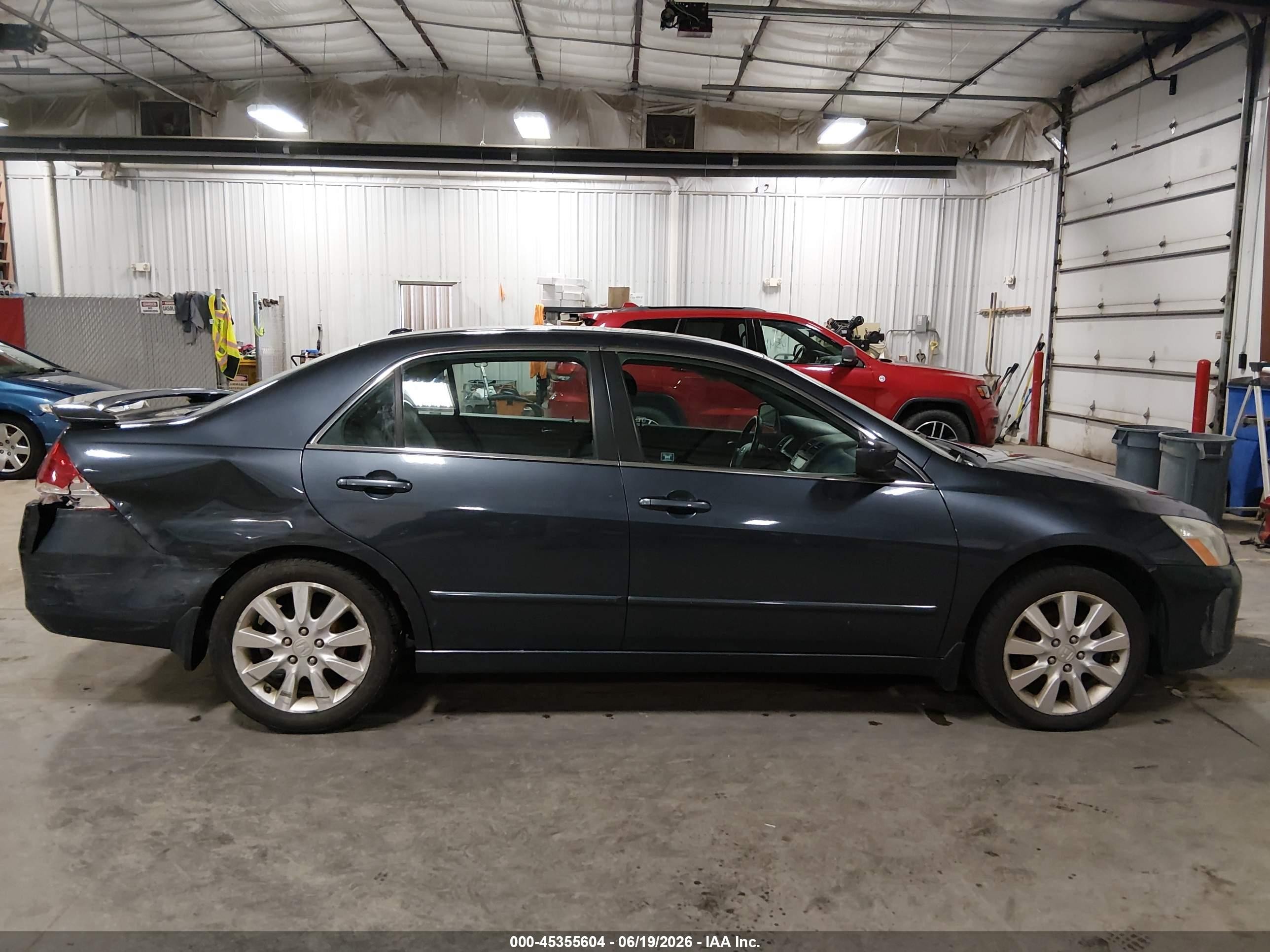 2006 Honda Accord 3.0 Ex Gray vin: 1HGCM66506A033222