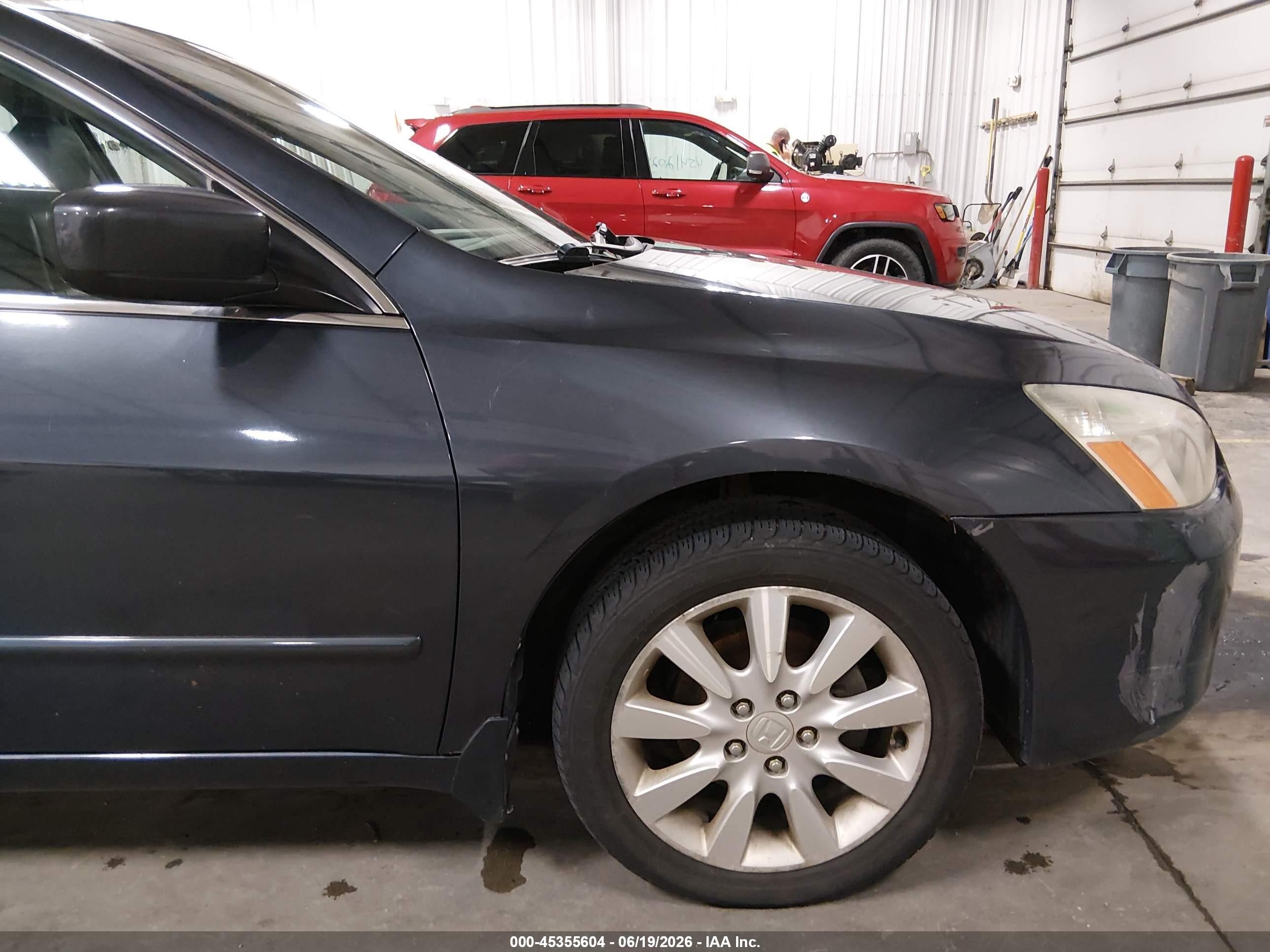 2006 Honda Accord 3.0 Ex Gray vin: 1HGCM66506A033222