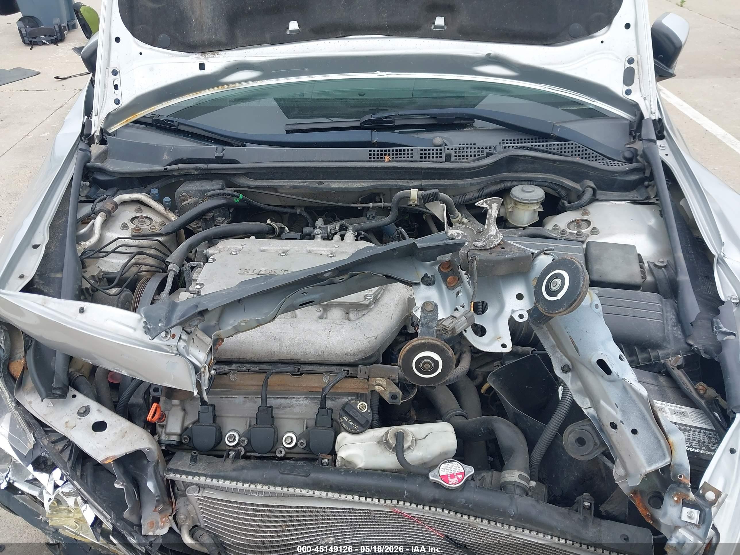 2006 Honda Accord 3.0 Ex Gray vin: 1HGCM66506A042891
