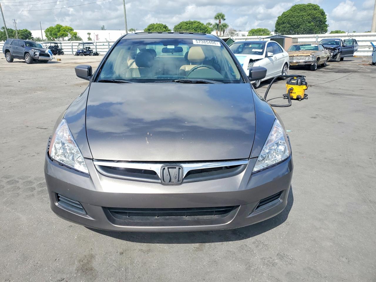 2006 Honda Accord Ex Серый vin: 1HGCM66506A044043