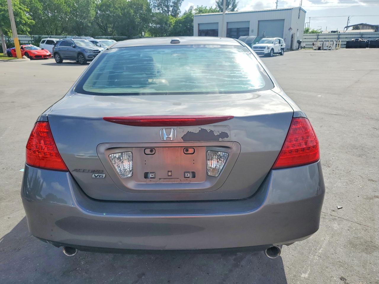 2006 Honda Accord Ex Серый vin: 1HGCM66506A044043