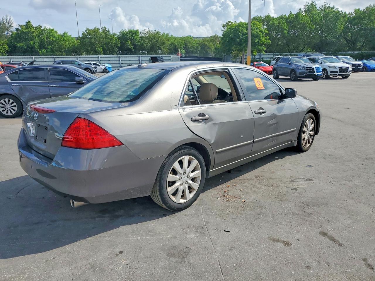 2006 Honda Accord Ex Серый vin: 1HGCM66506A044043