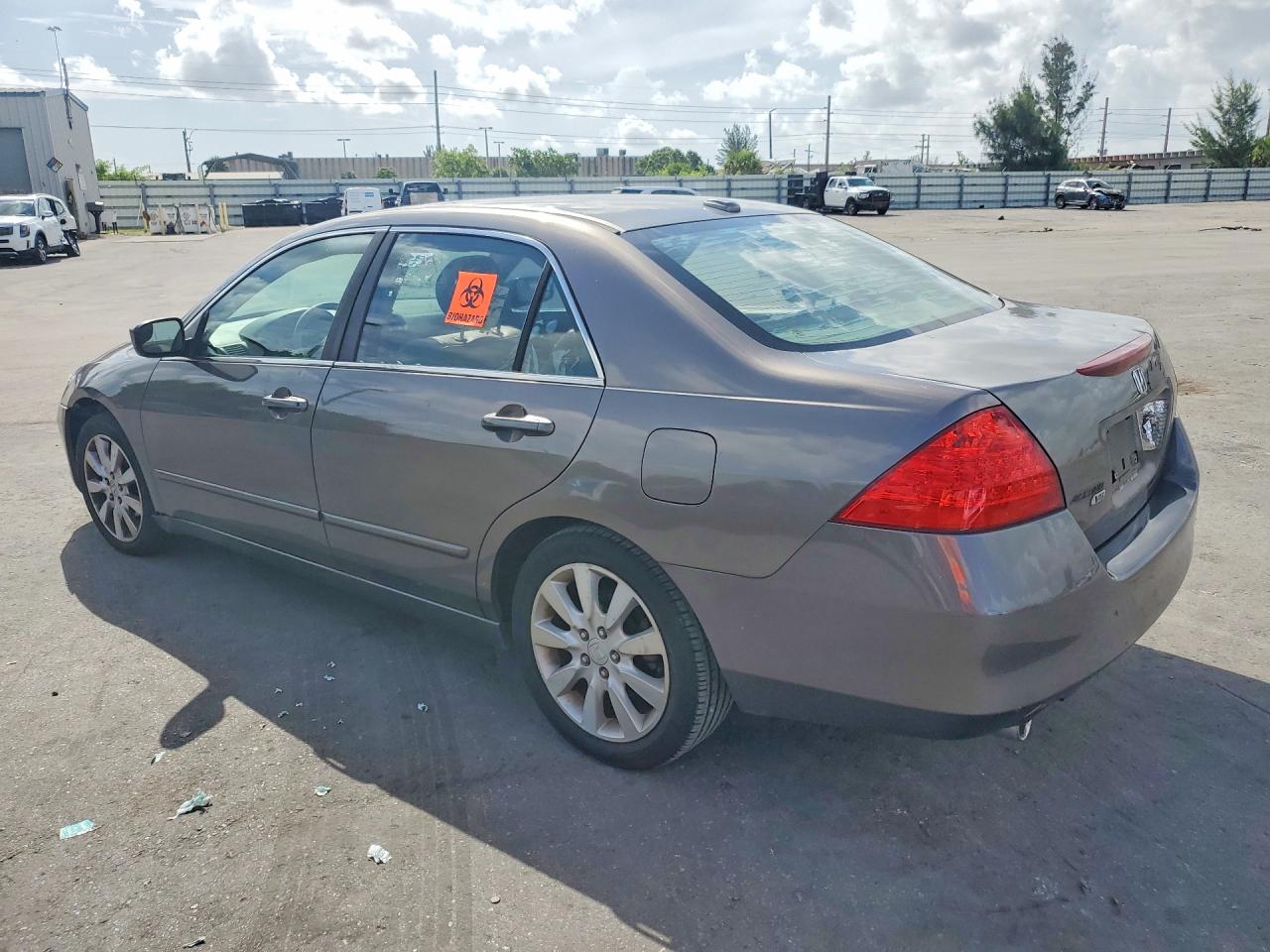2006 Honda Accord Ex Серый vin: 1HGCM66506A044043
