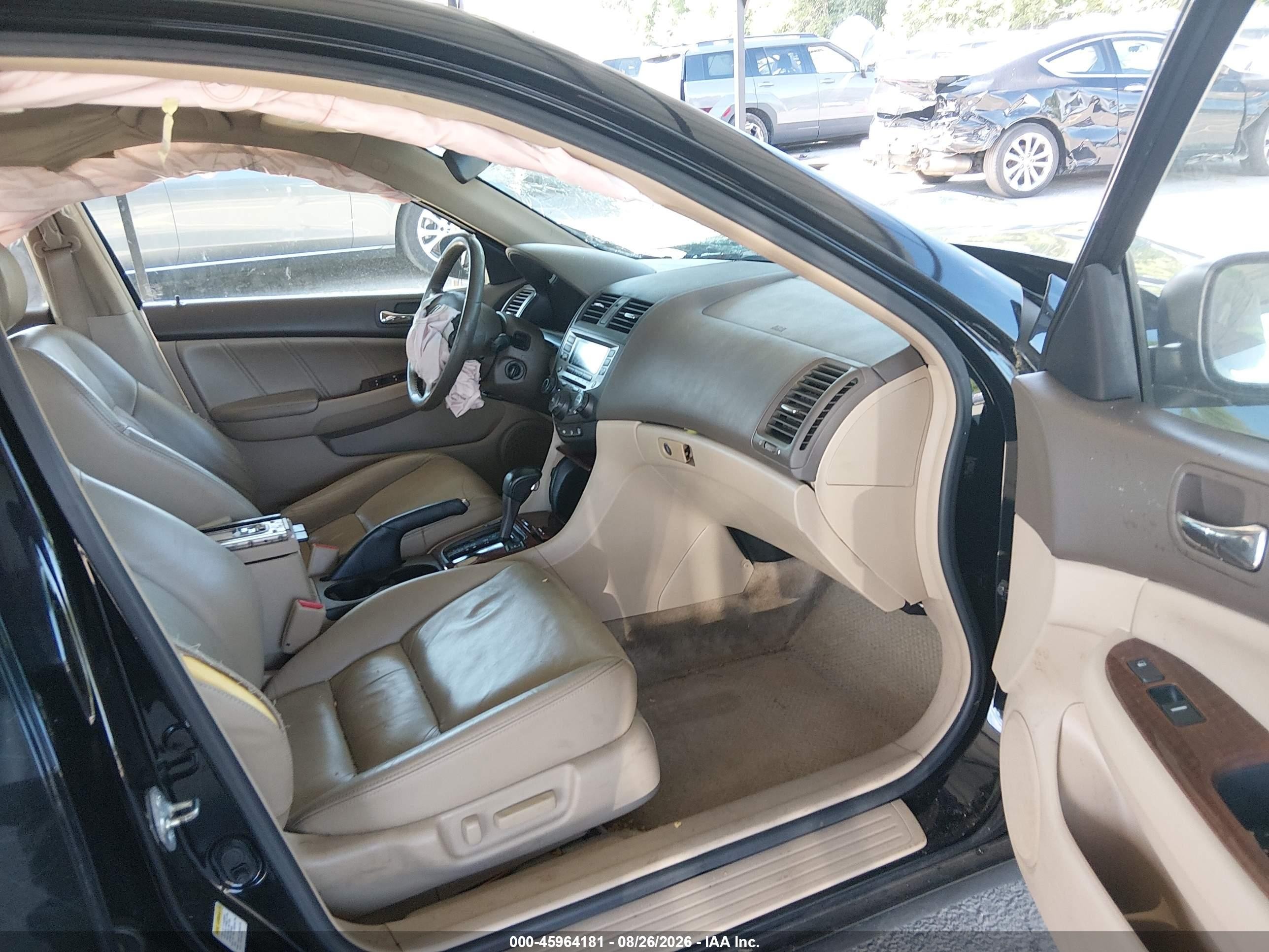 2006 Honda Accord 3.0 Ex Black vin: 1HGCM66506A046228