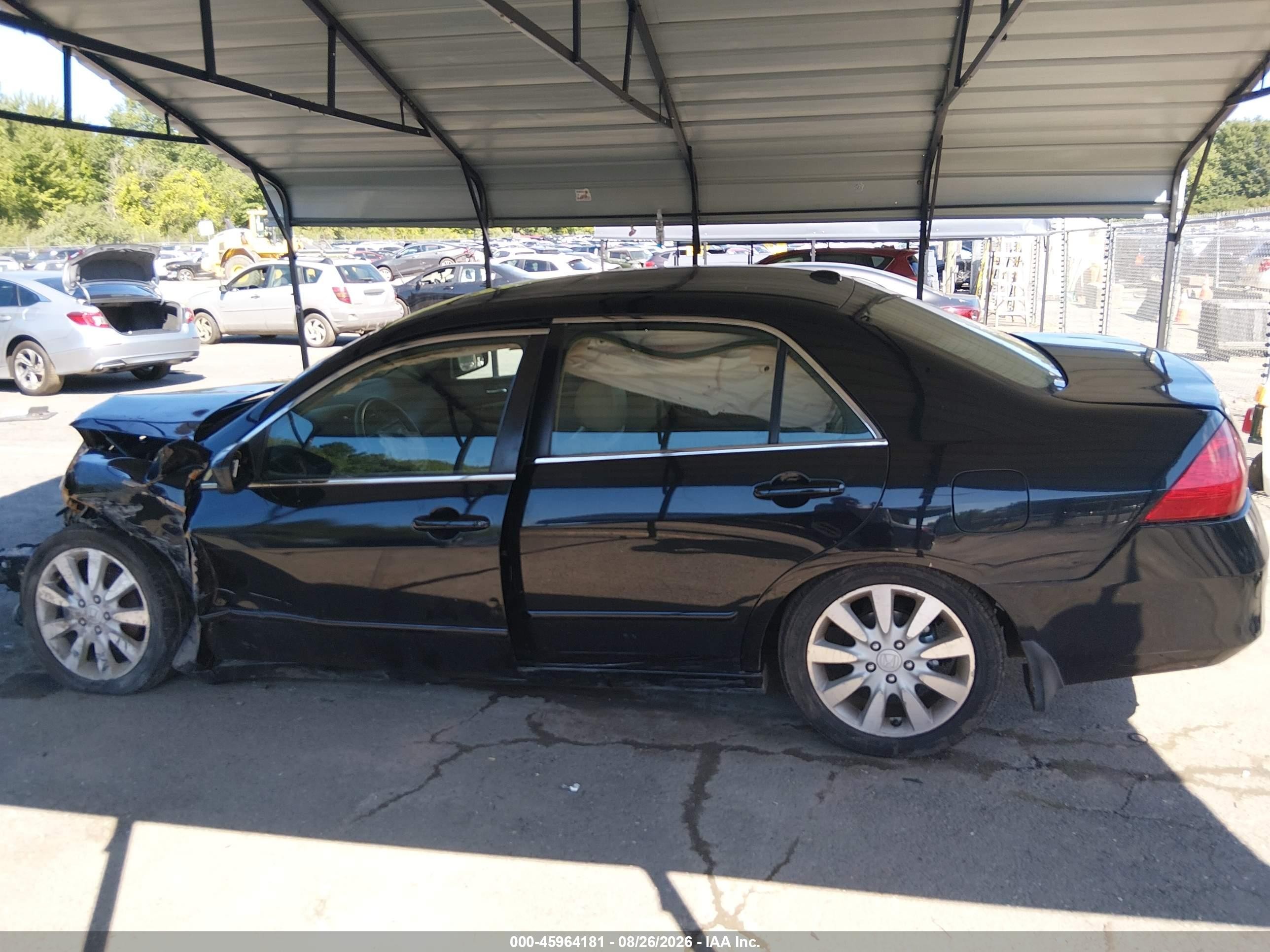 2006 Honda Accord 3.0 Ex Black vin: 1HGCM66506A046228