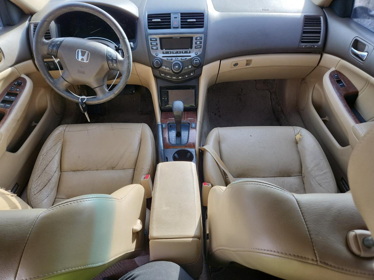 2006 Honda Accord Ex White vin: 1HGCM66506A052286