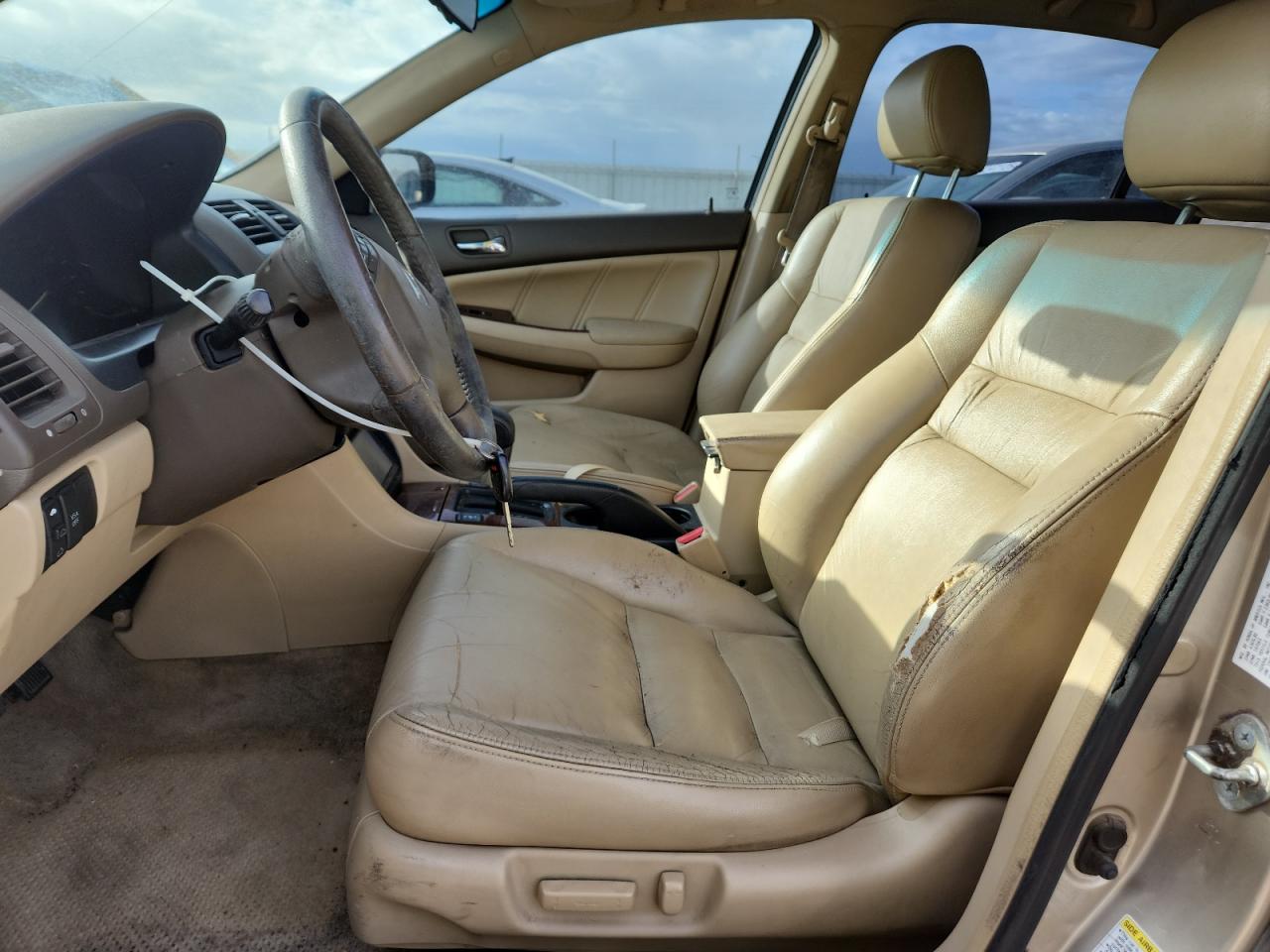 2006 Honda Accord Ex White vin: 1HGCM66506A052286